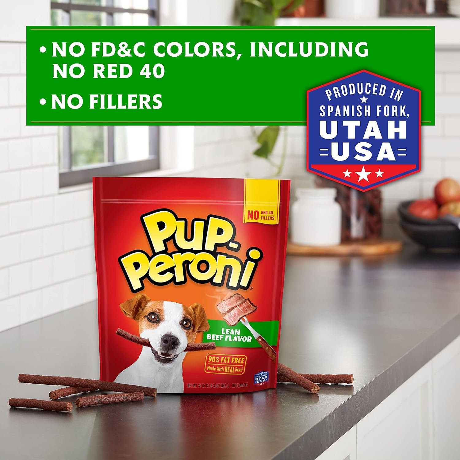 Pup-Peroni Lean Beef Flavor Dog Treats, Made with Real Beef, 38 Ounce Bag - Image 7
