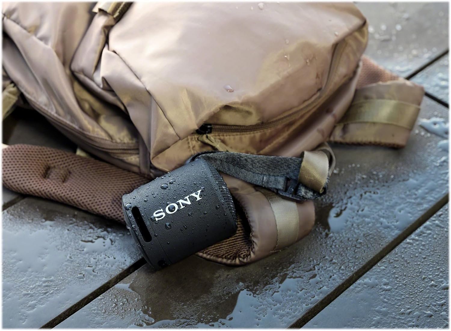 Sony Bluetooth Speaker. Bluetooth Speakers for Home. 16 Hour Battery - Portable Bluetooth Speakers Waterproof. Sony Speaker with Extra BASS - Black. Compact Outdoor Wireless Portable Speakers - Image 4