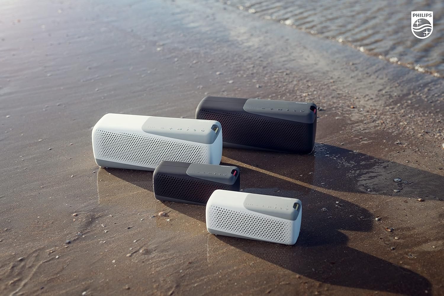 PHILIPS S4807 Outdoors Wireless Bluetooth Speaker with Stereo Pairing and Bluetooth Multipoint Connection, IP67 Waterproof, Gray - Image 10