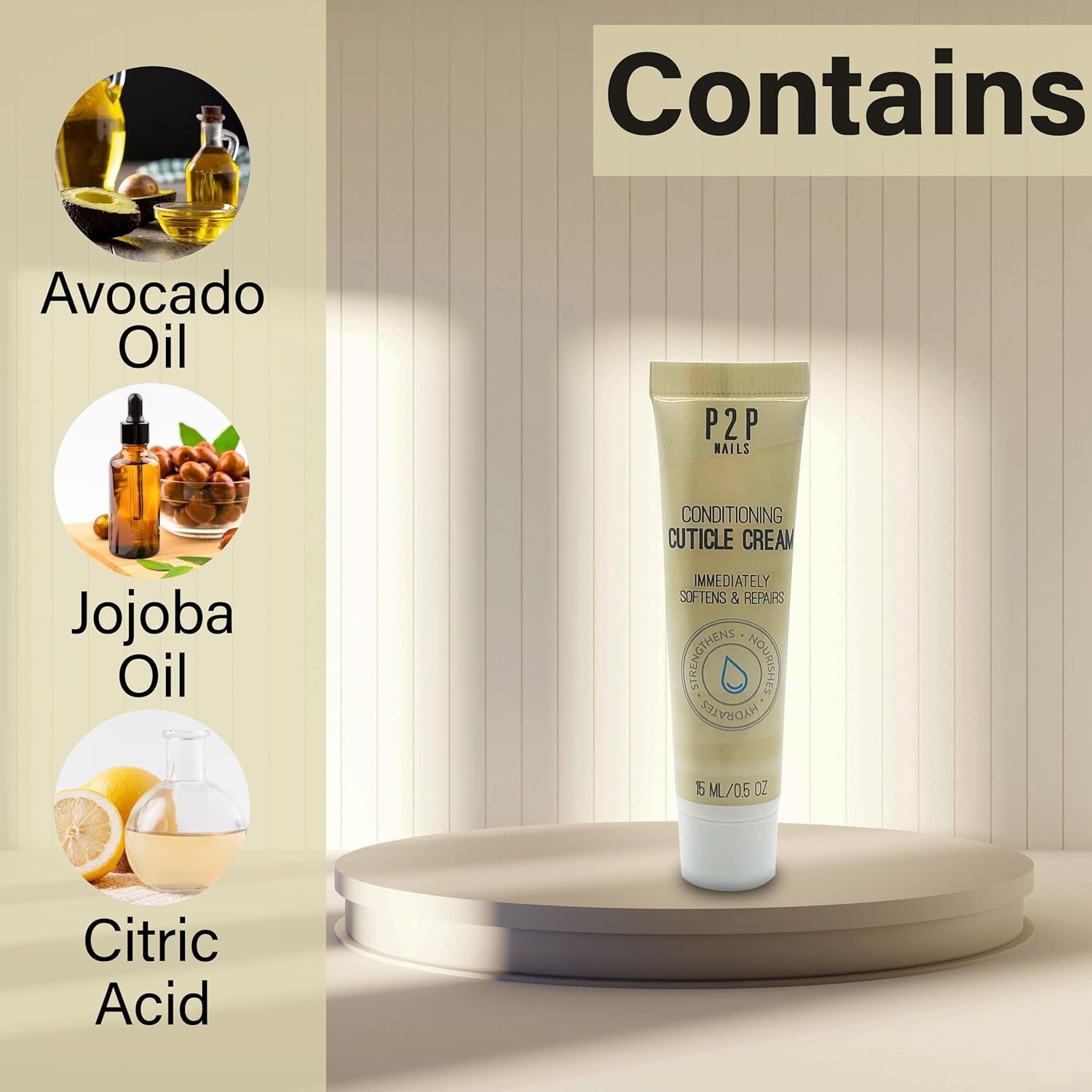 Conditioning Cuticle Cream - Nourishes and Moisturizes - Quick Drying, Easy To Use Cuticle Softener - Nail Conditioner for Nail Health - Image 4