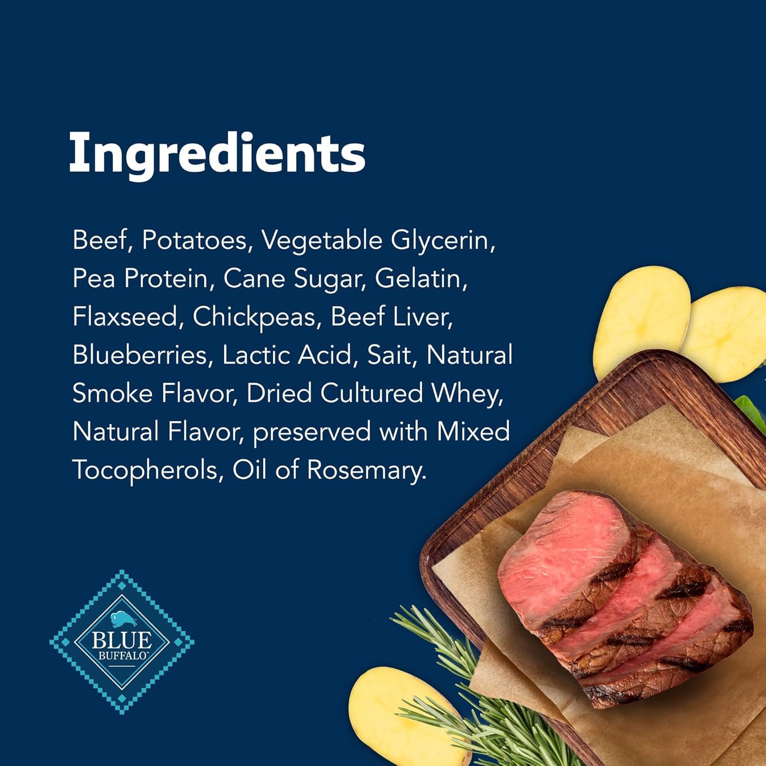 Blue Buffalo Stix Pepperoni-Style Dog Treats Made with Natural Ingredients, Beef Recipe, 13-oz Bag - Image 6