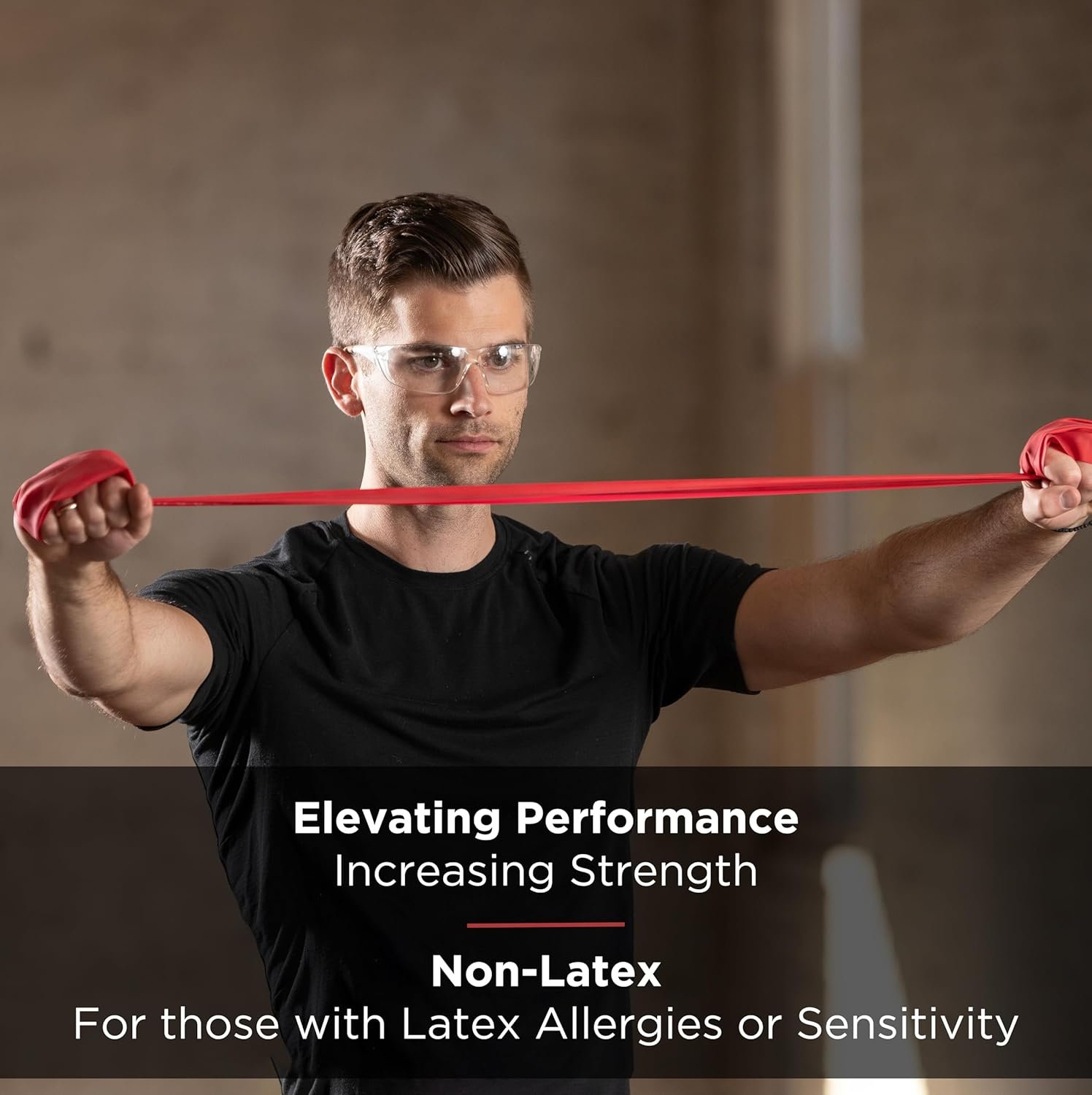 THERABAND Resistance Bands Set, Professional Non-Latex Elastic Band For Upper & Lower Body Exercise, Strength Training without Weights, Physical Therapy, Pilates, Rehab, Yellow & Red & Green, Beginner - Image 6