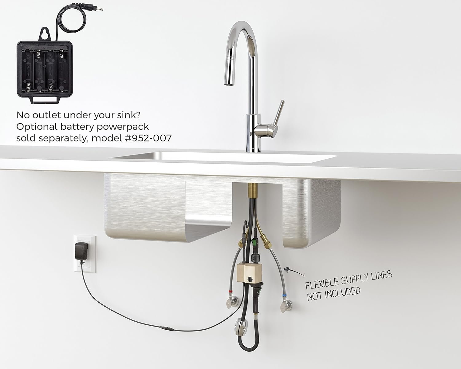 Pfister Stellen Touchless Kitchen Faucet with Pull Down Sprayer, Single Handle, High Arc, Polished Chrome Finish, LG529ESAC - Image 7