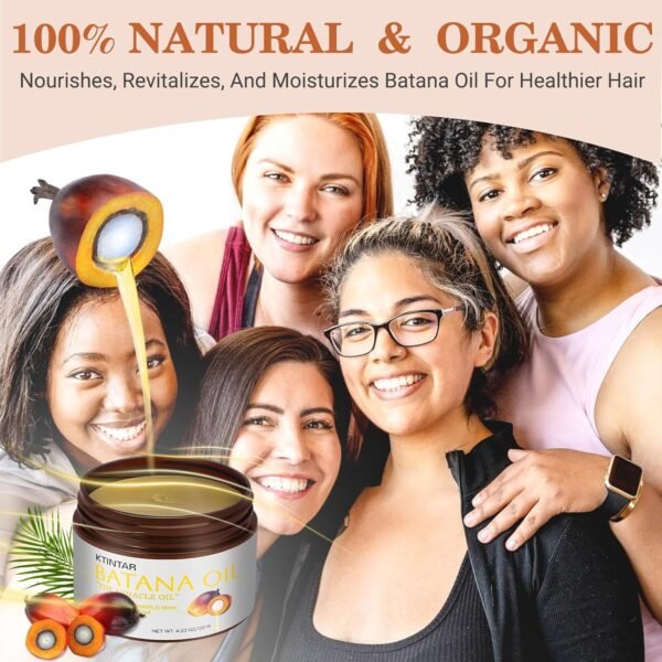 100% Natural Pure Batana Oil for Hair Growth, Unrefined & Organic, Sourced from Honduras - Enhances Hair Thickness, Prevents Hair Loss, Repairs Damaged Hair for Men & Women (4.23 fl oz) - Image 9