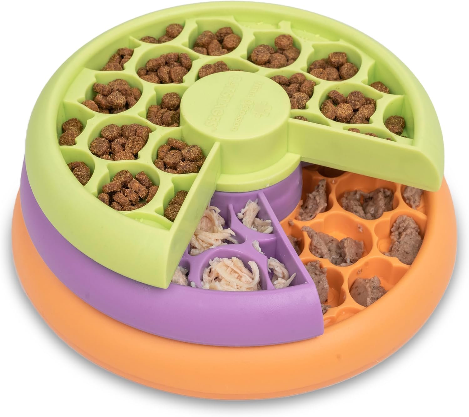 Catstages Kitty Lickin' Layers Multilayered Cat Fun Feeder Cat Treat Puzzle - Image 2