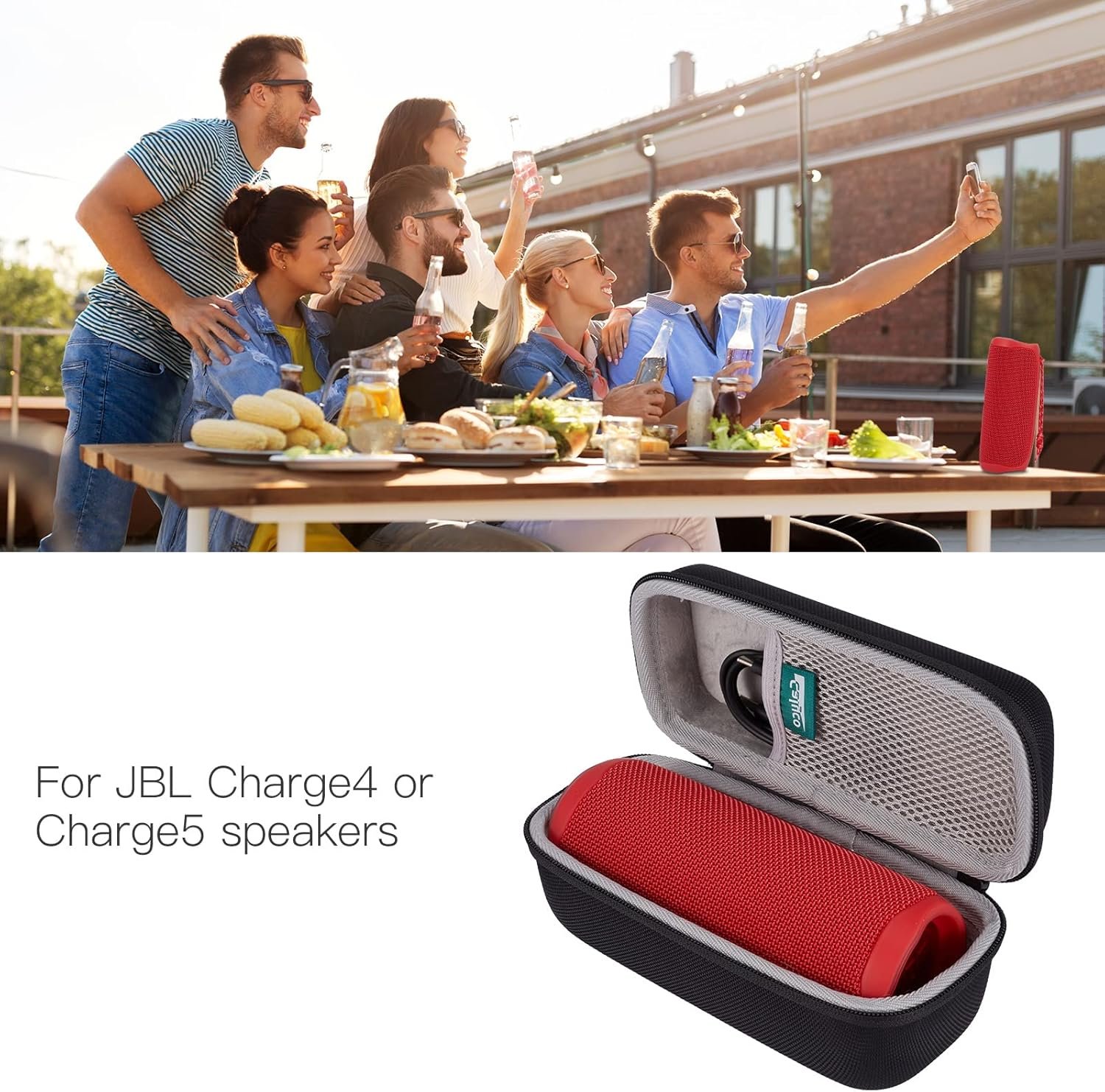 Hard Travel Case Fits JBL Flip 4/5/6 Protect Your JBL Flip 5/6 Speaker with Our Hard Travel Case - Perfect Replacement Cover!(Case Only) - Image 8