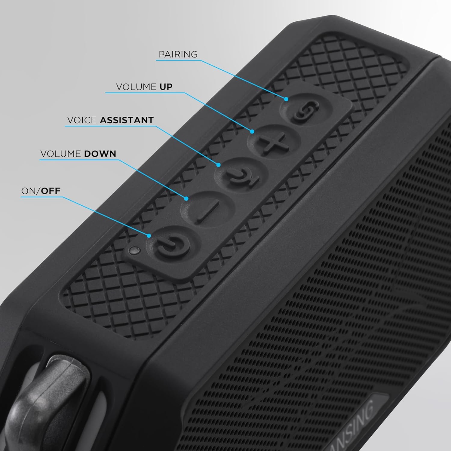 Altec Lansing Portable Bluetooth Speaker HYDRAMINI 2.0, IP67 Waterproof, Portable Speaker, 12h Playtime, Wireless Pairing, USB-C Quick Charge, Magnetic Bluetooth Speaker, Voice Assistant Integration - Image 9