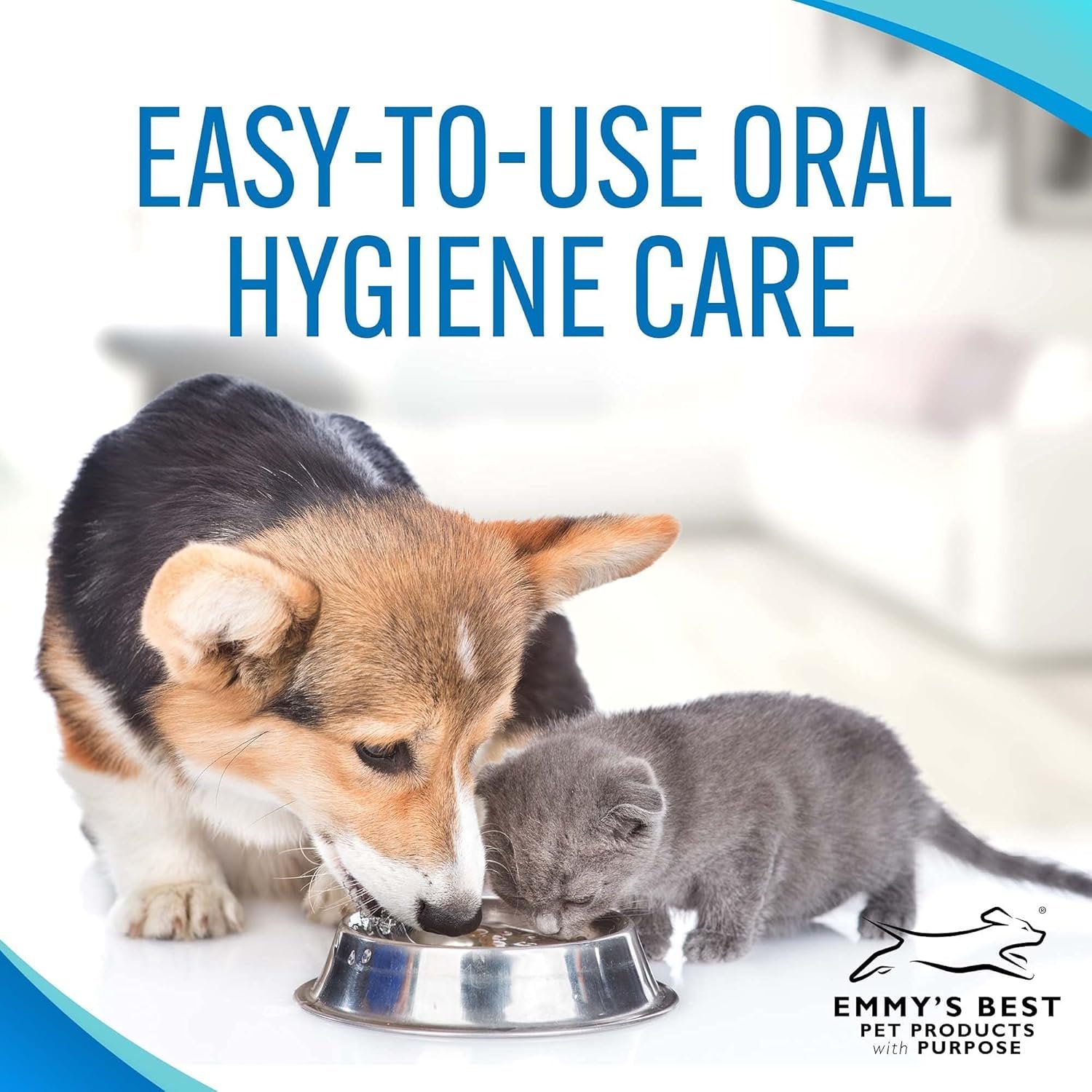 Emmy's Best EBPP Advanced Pet Dental Care Water Additive - Premium Cat & Dog Dental Care and Dog Breath Freshener - No Brush Formula Tartar & Plaque Remover for Dogs Teeth - Image 8