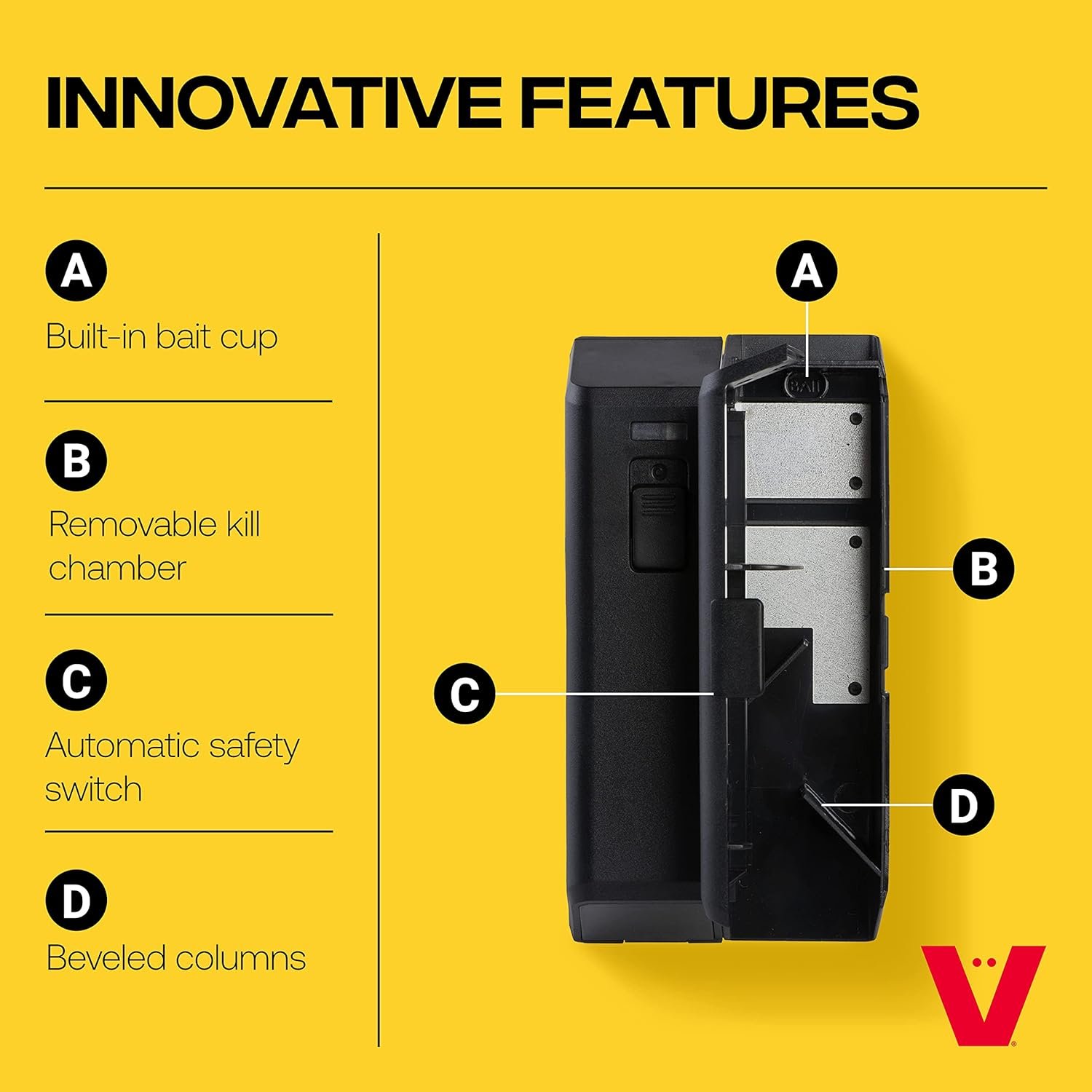 Victor M250B Indoor Electronic Humane Mouse Trap - No Touch, No See Electric Mouse Trap - Image 3