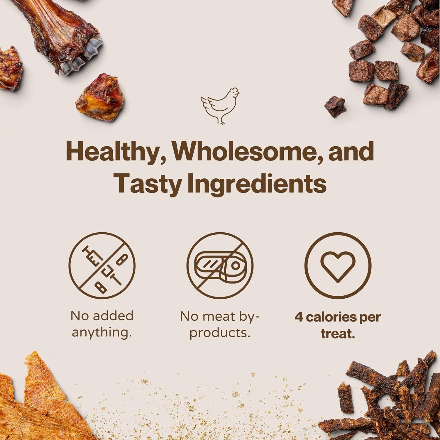 Chicken Bits: Pure Chicken Dog Treats - All Natural Treats for Dogs. Vet Approved, Limited Ingredients, Grain Free, Healthy & Nutritious Treats for Dogs (Chicken, 16oz) - Image 5