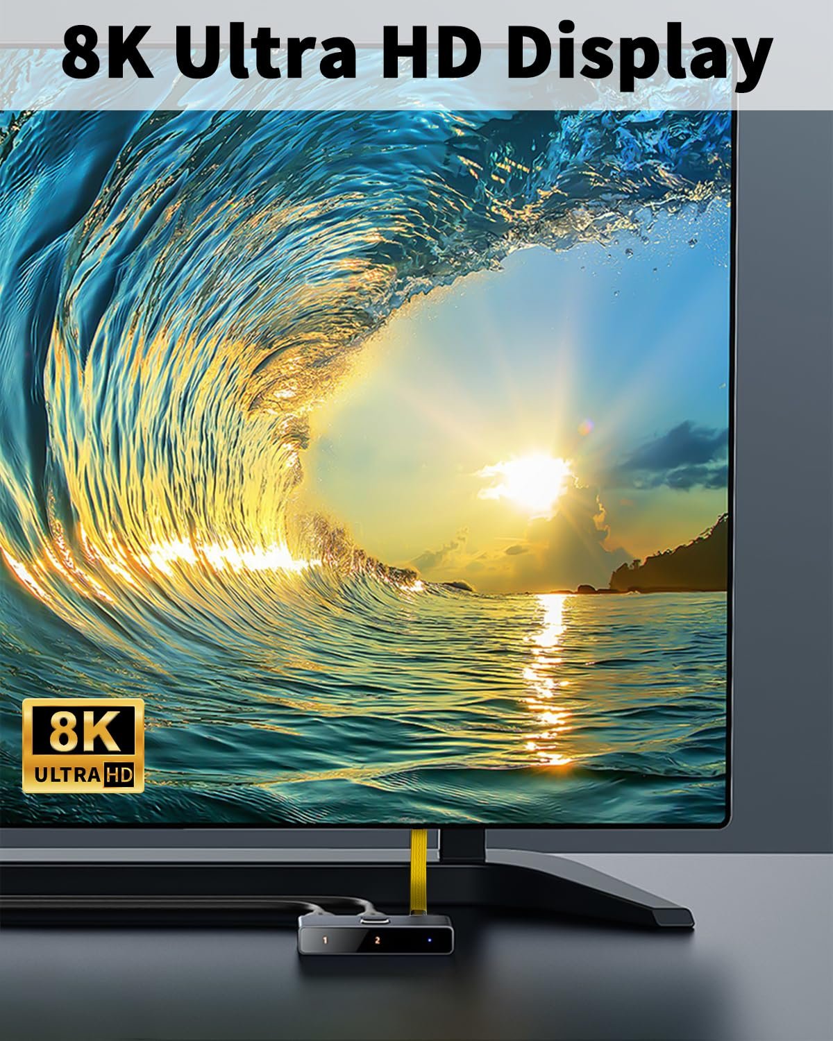 Duttek Short USB C Cable 5Inch, 40Gbps Short USB C to USB C Cable, USB C to USB C Male Cable Compatible with Thunderbolt 3 Support 100W PD Fast Charging, 8K@60HZ Video and Data Sync - Image 6