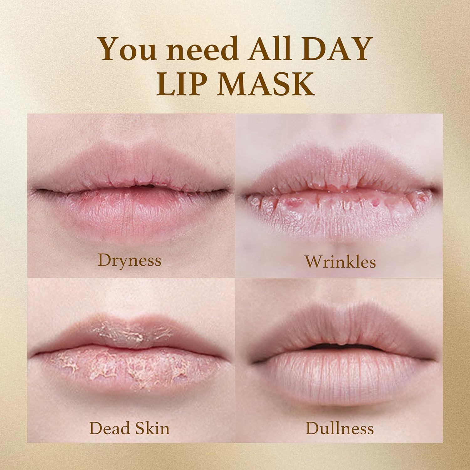Lip Mask - Lip Sleeping Mask for Lip Care - Hydrating Lip Serum and Treatment with Collagen Peptide and Squalane - Clinically Tested Formula for Plumping Lips - Image 3