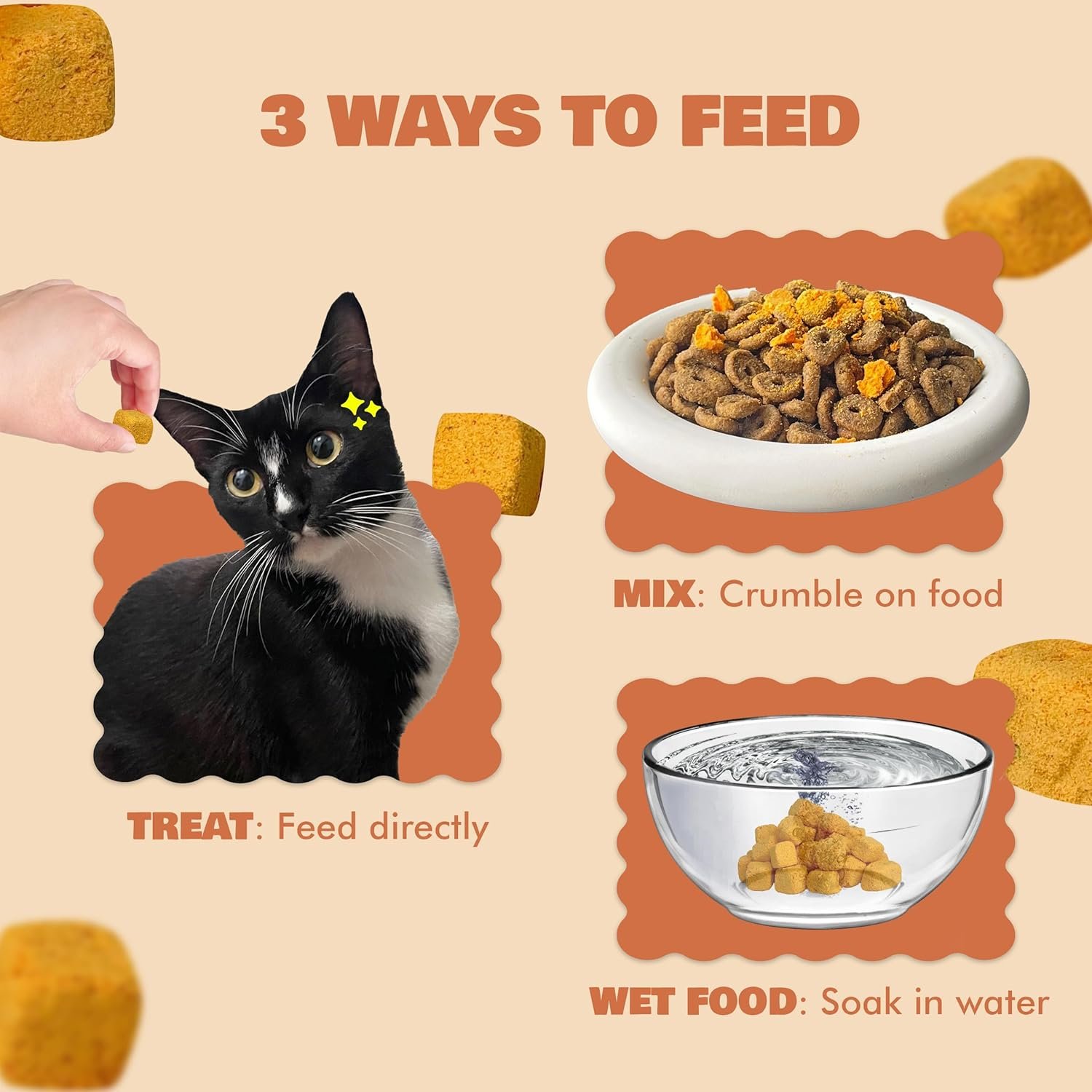 Benji & Louie Freeze Dried Pumpkin - Natural Healthy Dog and Cat Treats, Single Ingredient, 2 oz - Image 5