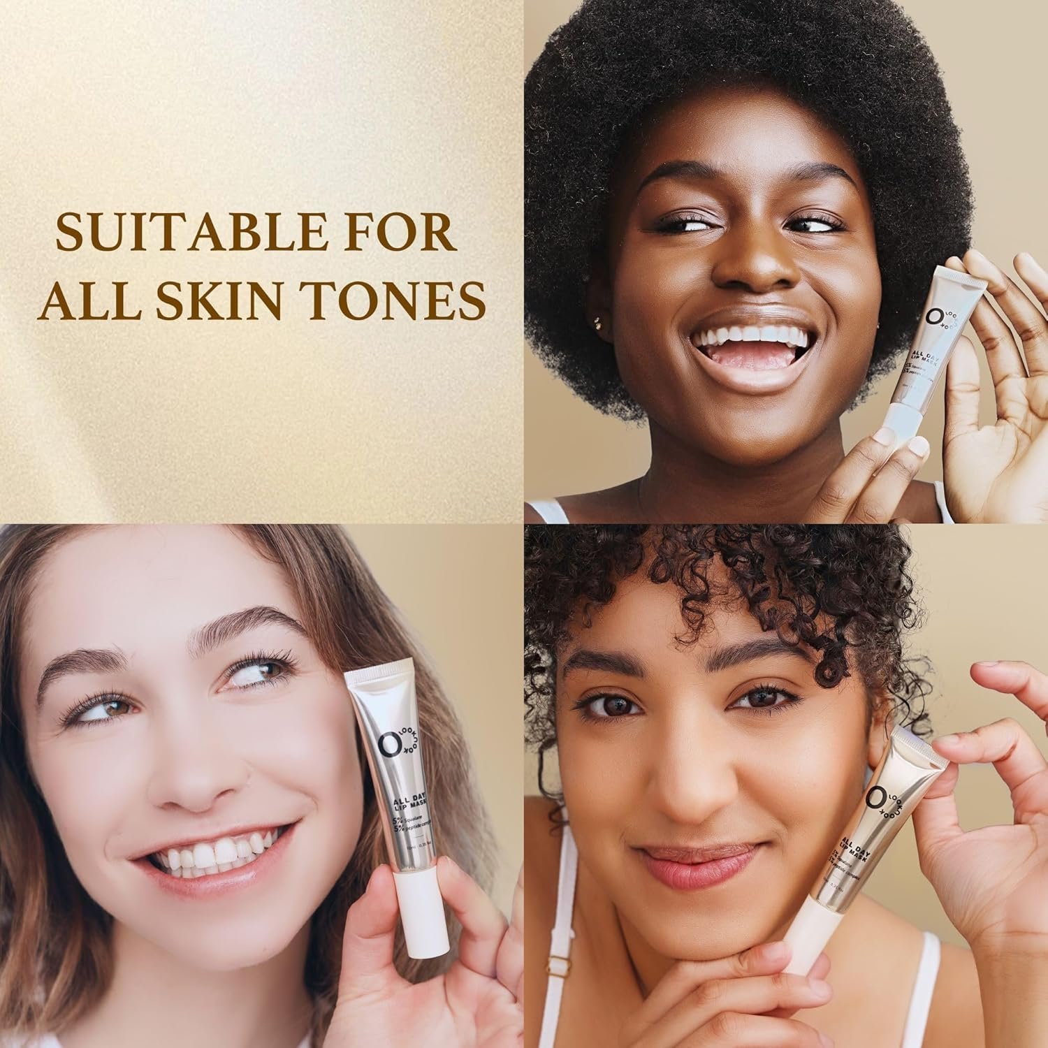 Lip Mask - Lip Sleeping Mask for Lip Care - Hydrating Lip Serum and Treatment with Collagen Peptide and Squalane - Clinically Tested Formula for Plumping Lips - Image 4