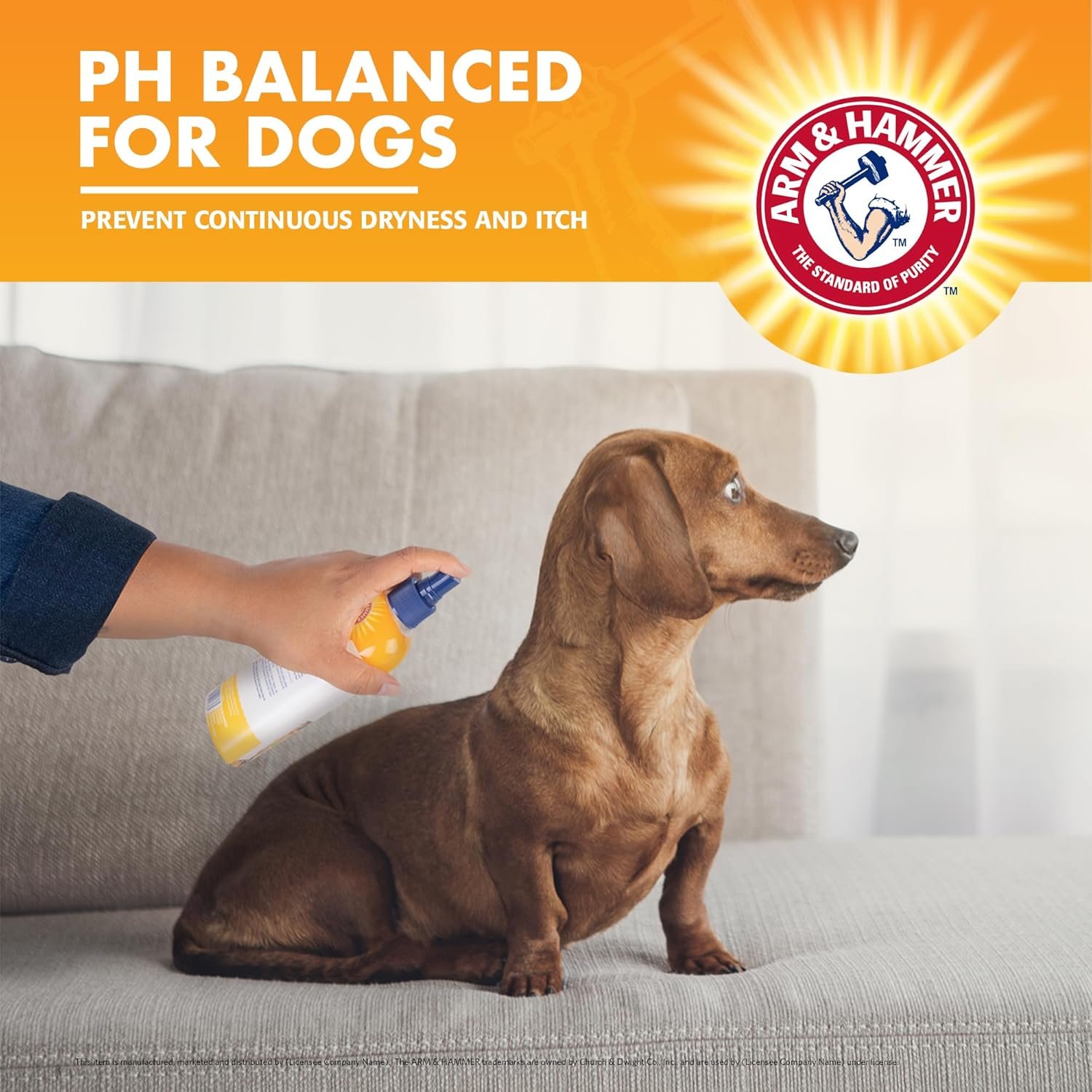 Arm & Hammer for Pets Itch Relief Spray for Dogs - Dog Itch Relief with Baking Soda Chamomile & Peppermint Scent - Professional Dog Skin Care Spray - Anti Itch Spray for Dog, Itchy Dog Skin Relief 8oz - Image 5