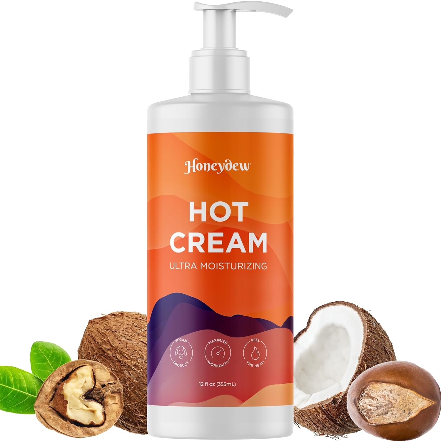 Hot Cream Sweat Enhancer - Premium Body Sculpting Sweat Cream with Invigorating Botanical Extracts - Extra Strength Cellulite Cream for Thighs Belly and Bum with Firming Body Oils (12 Fl Oz) - Image 2