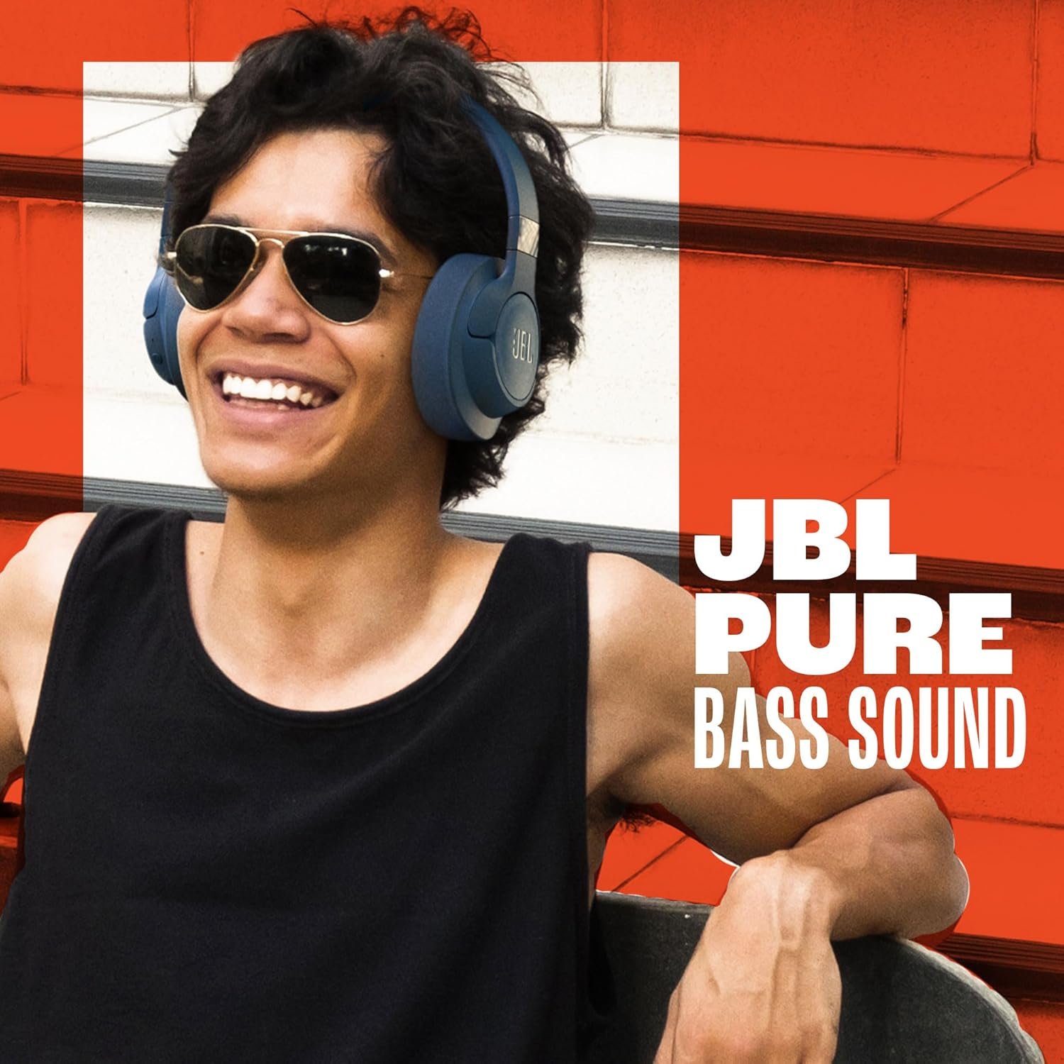 JBL Tune 720BT - Wireless Over-Ear Headphones with JBL Pure Bass Sound, Bluetooth 5.3, Up to 76H Battery Life and Speed Charge, Lightweight, Comfortable and Foldable Design (Black) - Image 7