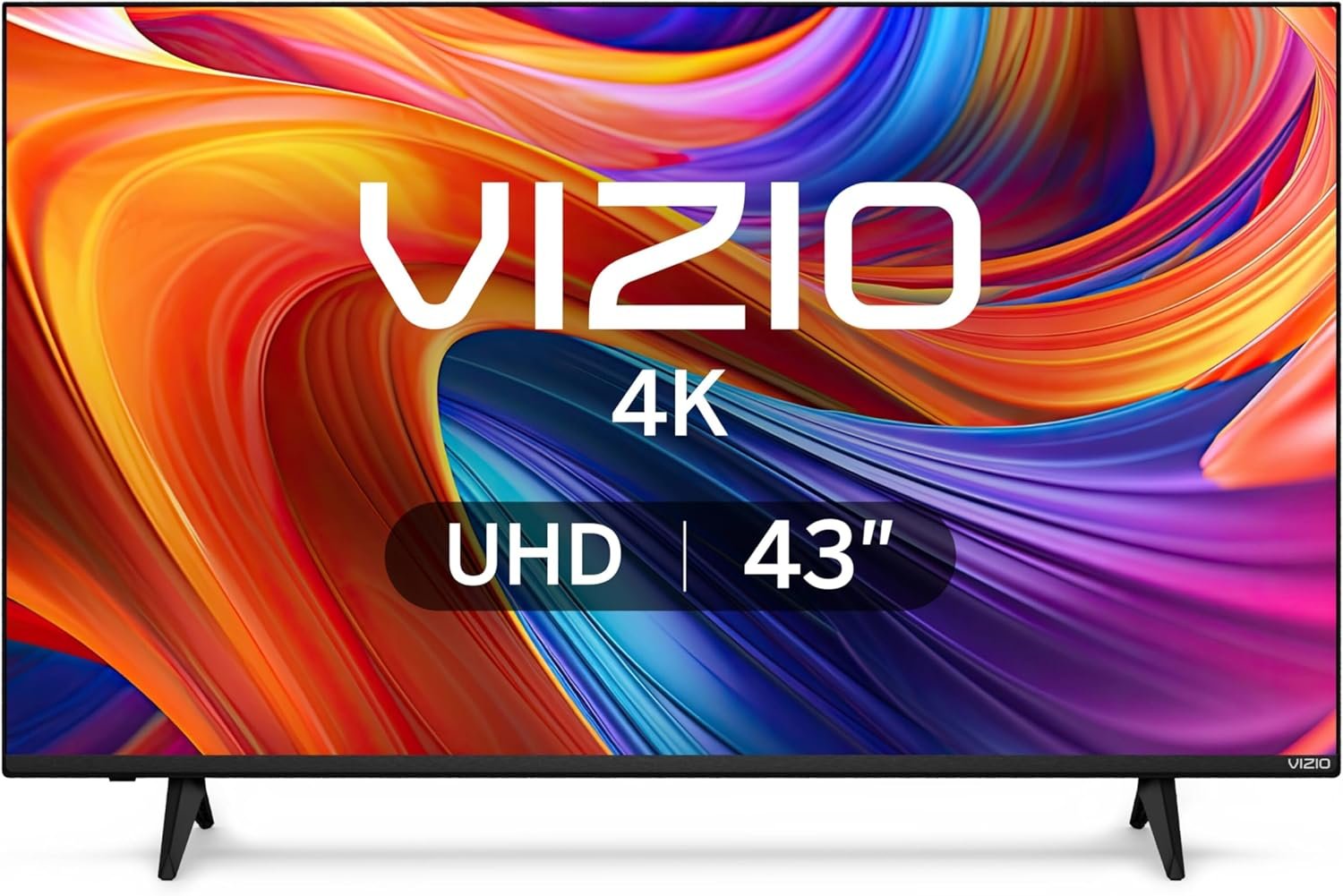 VIZIO 43-inch 4K UHD LED Smart TV w/Dolby Vision HDR, DTS Virtual: X, Alexa Compatibility, Chromecast Built-in, Bluetooth Headphone Capable (V4K43M-08) (Renewed) - Image 2