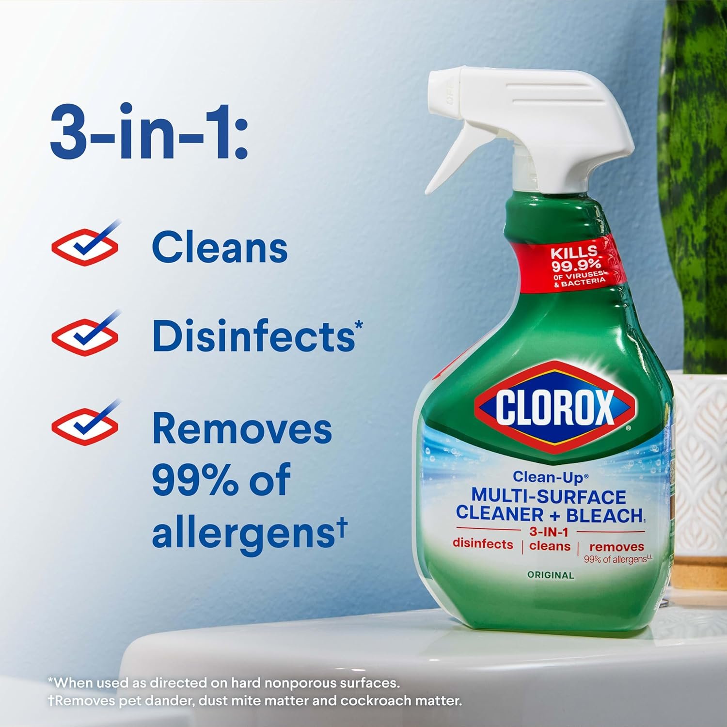 Clorox Clean-Up Multi-Surface Cleaner with Bleach, Original, 32 Fl Oz (Pack May Vary) - Image 4