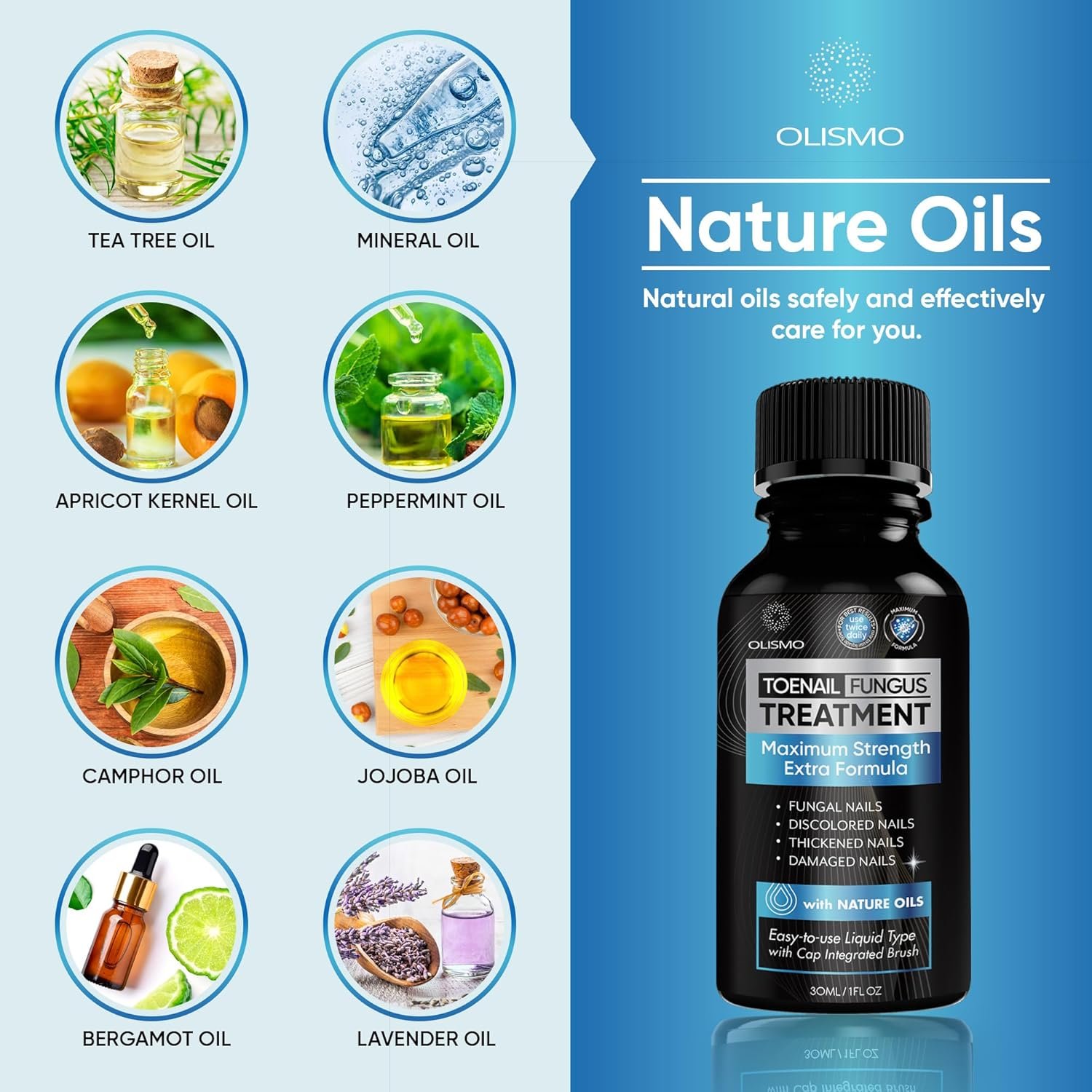 Toenail Fungus Treatment, Nail Fungus Treatment for Toenail, Toe Nail Fungus Treatment Extra Strength for Woman and Man, Nail Fungus Treatment 30ML (1 FLOZ) - Image 3