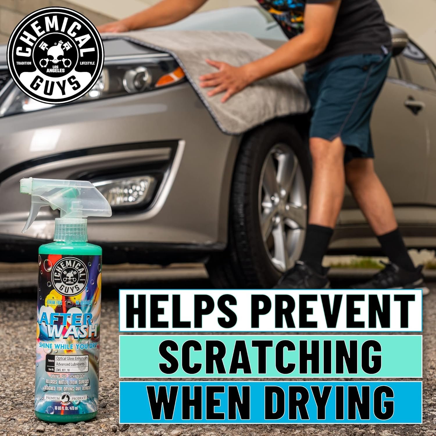 Chemical Guys CWS_801_16 After Wash Sprayable Gloss Boosting Car Wash Drying Aid (Helps Reduce Water Spots), 16 fl. Oz - Image 12