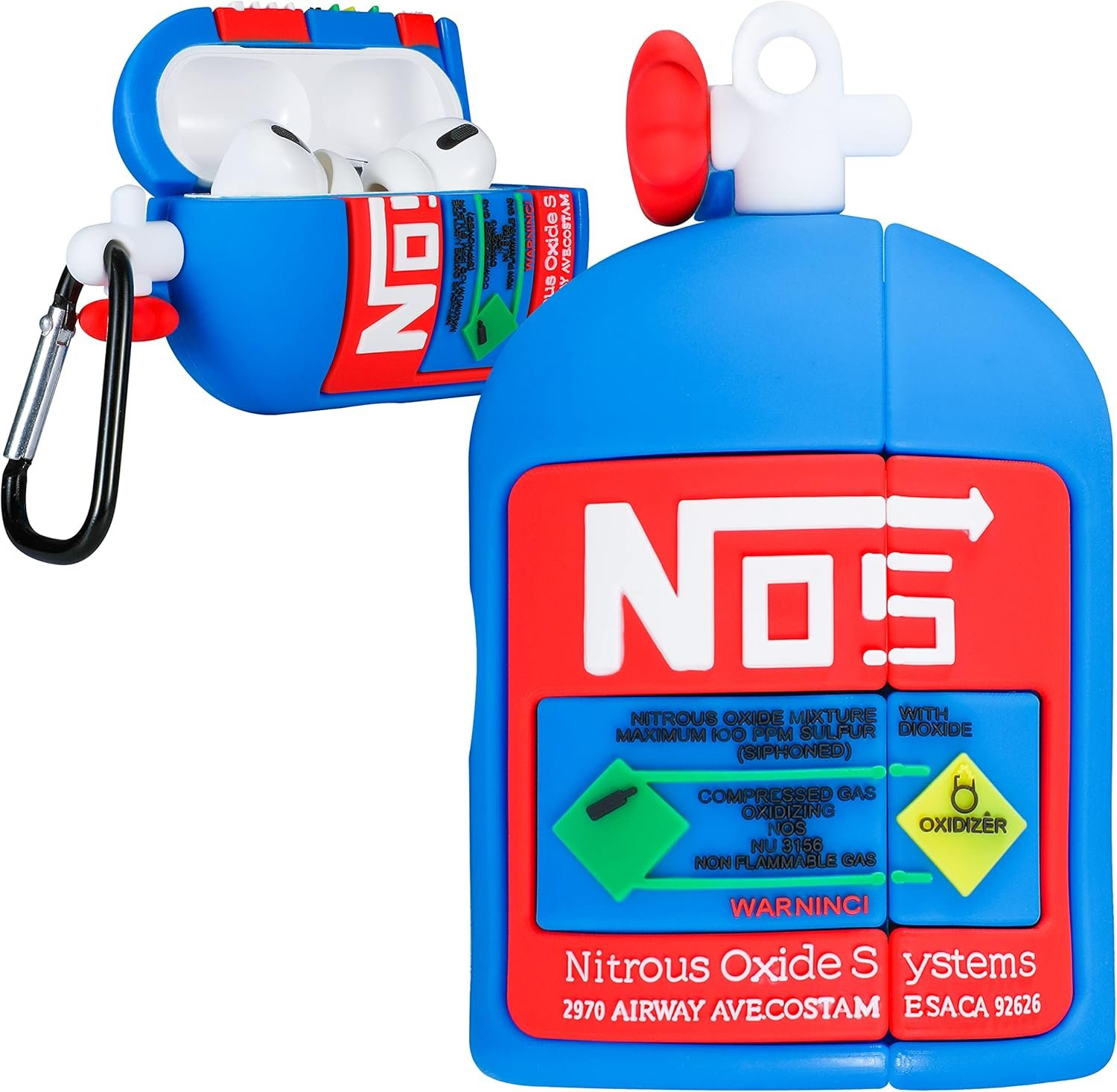 Besoar for Airpod Pro 2019/Pro 2 Gen 2022 Case 3D Nos Nitrogen Bottle for Boys Girls Kids Teens Cute Cartoon Fun Soft Silicone Design for Airpods Pro Cases Cover Funny Fashion for Air Pod Pro Covers - Image 2
