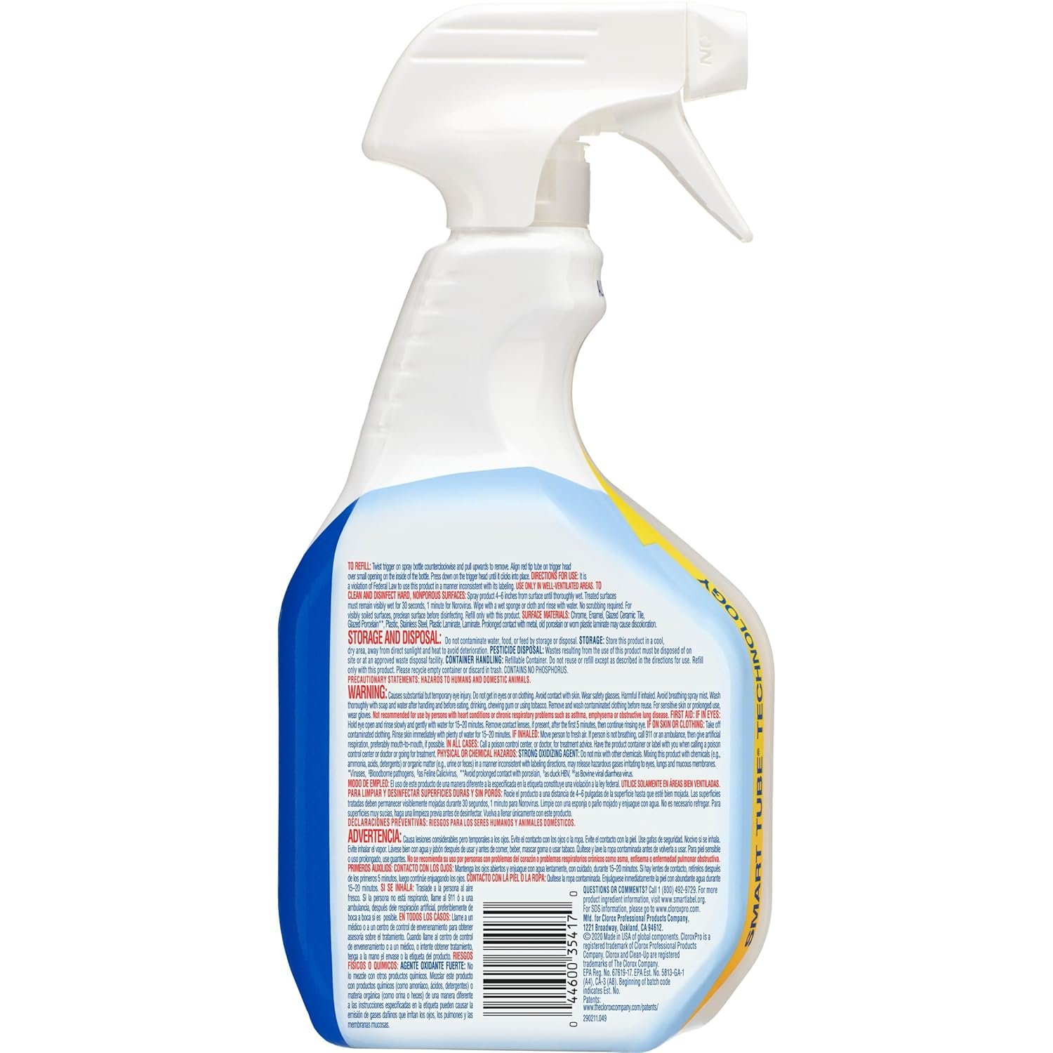 CloroxPro Clorox Clean-Up Disinfectant Cleaner with Bleach Spray, 32 Ounces Each (Pack of 9) (35417) - Image 10