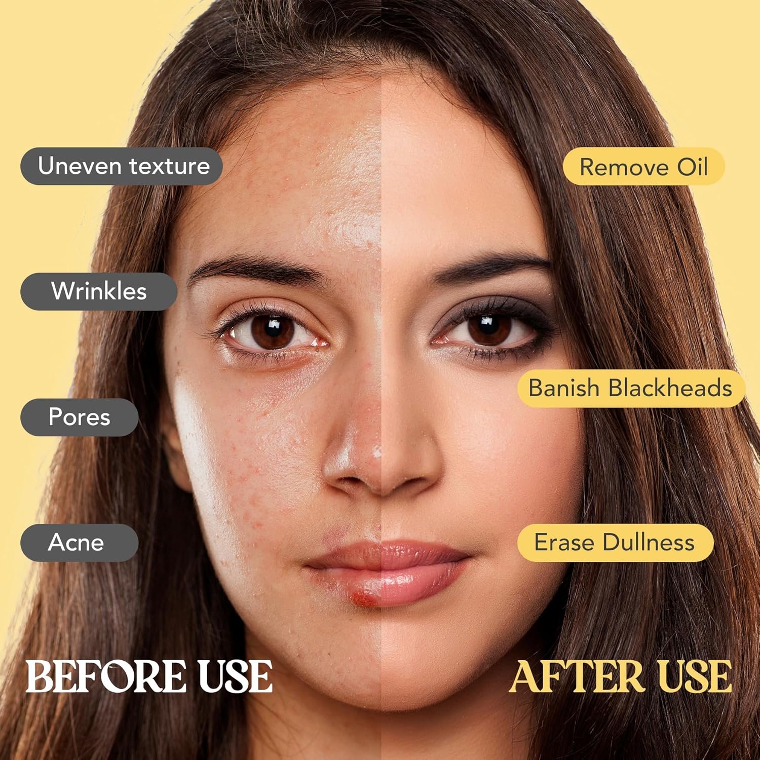 Neatique Vitamin C Clay Mask - 7.05 Oz Turmeric Face Masks Skincare, Deep Cleaning and Detox for Facial Mask- Repairing Uneven Skin Tone, Enhances Complexion and Reducing Dark Spots - Image 5