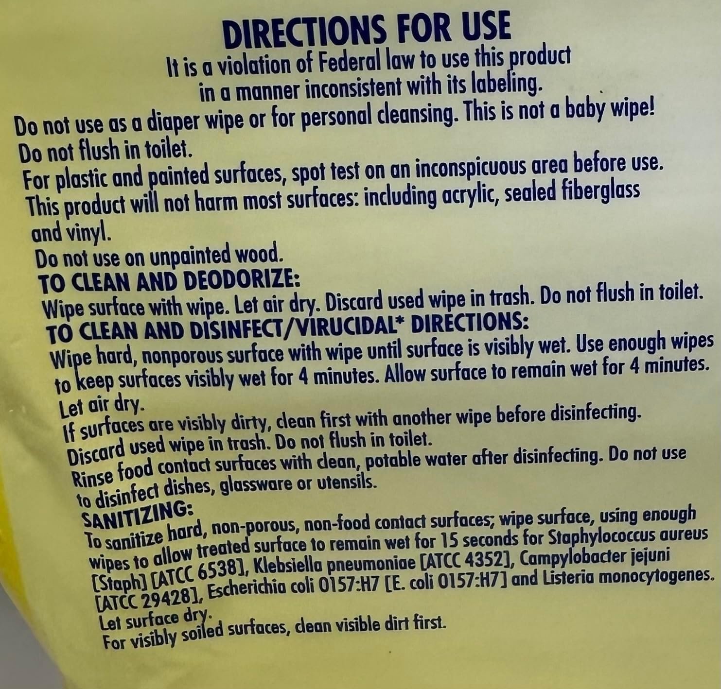 Good & Clean Disinfectant Wipes, Refreshing Lemon Scent, 432 Count (2 Packs of 216), White - Image 7