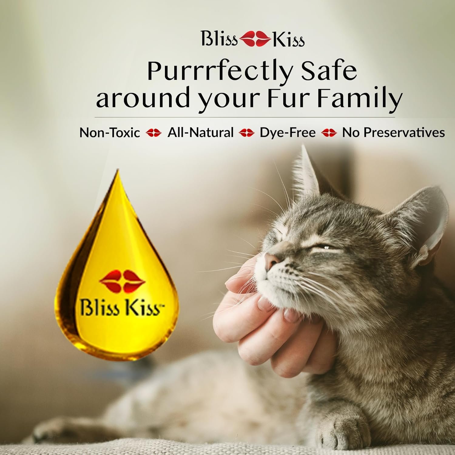 Bliss Kiss | Fragrance Free | Nail Oil Cuticle Dropper w/Vitamin E & Jojoba⏤Nail Strengthener Nail Growth Oil and Serum for Brittle Peeling Breaking Thin Nails | 0.5oz | - Image 9