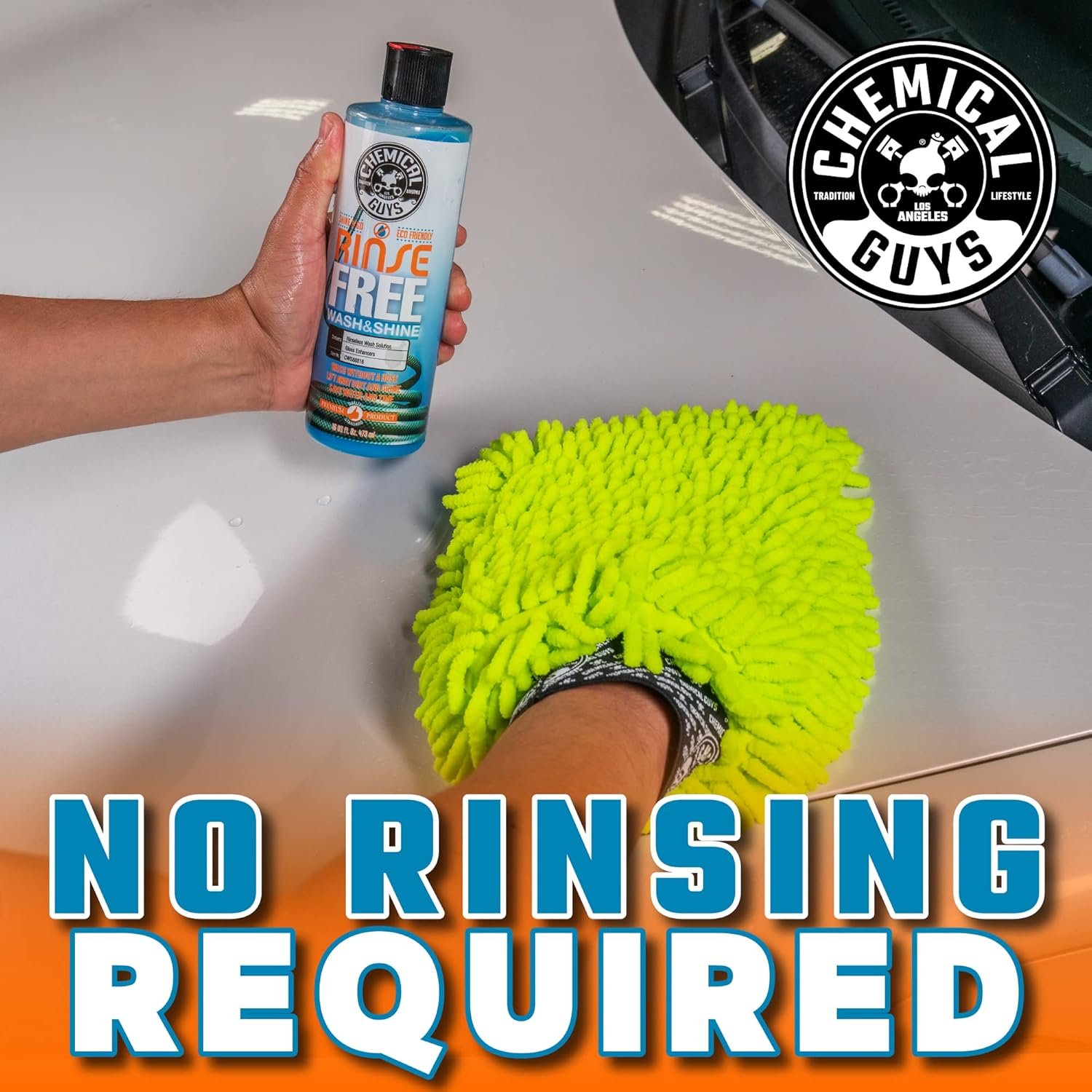 Chemical Guys CWS88864 Rinse-Free Car Wash & Shine Rinseless Soap (Use with Bucket), Safe for Cars, Trucks, SUVs, Motorcycles, RVs & More 64 fl oz (Half Gallon) - Image 11