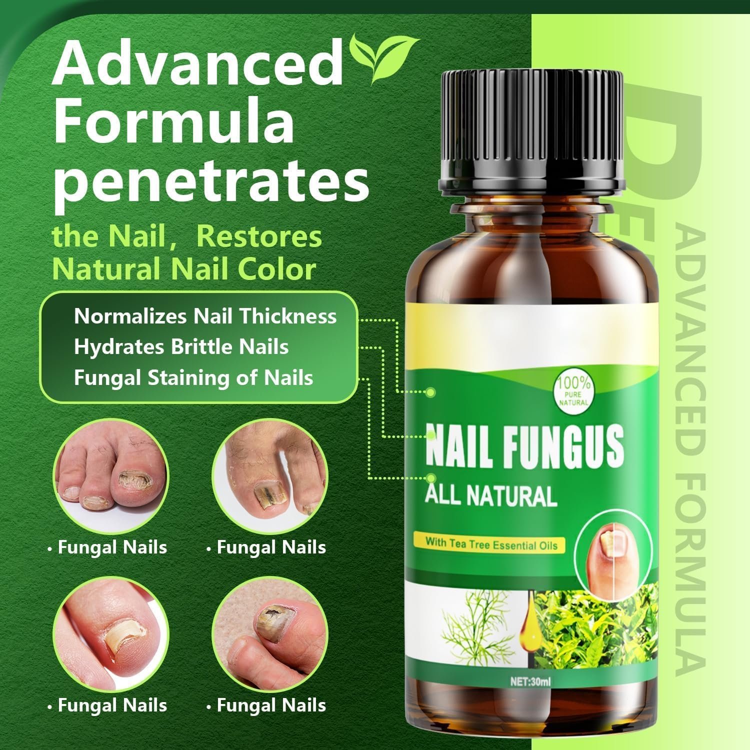 Toenail Fungus Treatment Extra Strength, Nail Fungus Treatments for Toenail With Naturally And Safely, Toenail Fungus Treatment Extra Strength For Athletes Foot, Thick, Broken - Image 3