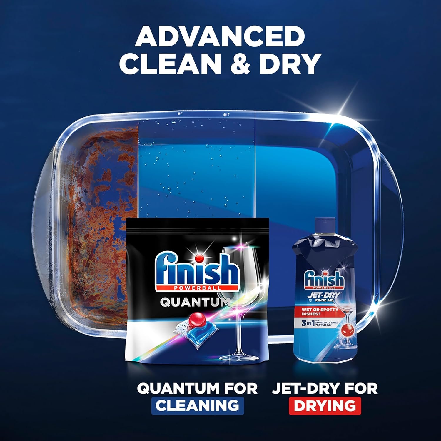 Finish Jet-Dry Liquid Rinse Aid, Dishwasher Rinse and Drying Agent, 23 fl oz, Packaging may vary ( Pack of 1 ) - Image 4