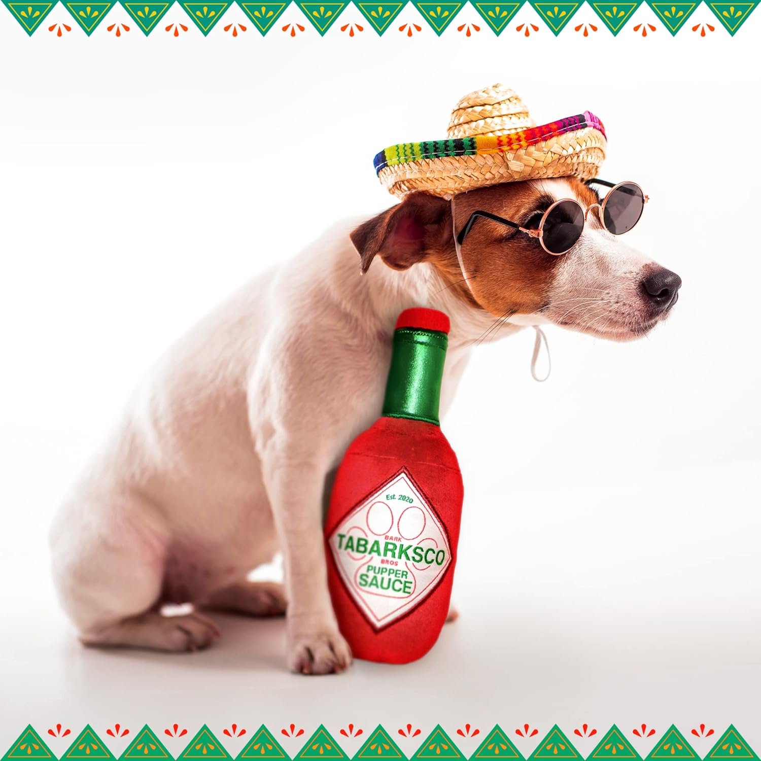 Bark Bros - Sauce Bottle Dog Toys - Plush Squeaky Dog Toys Funny Parody - Dog Birthday Toy - Cute Dog Toys - Puppy Toys - Puppy Gifts - Dog Toys for Small, Medium, Large Dogs (Tabarksco) - Image 6