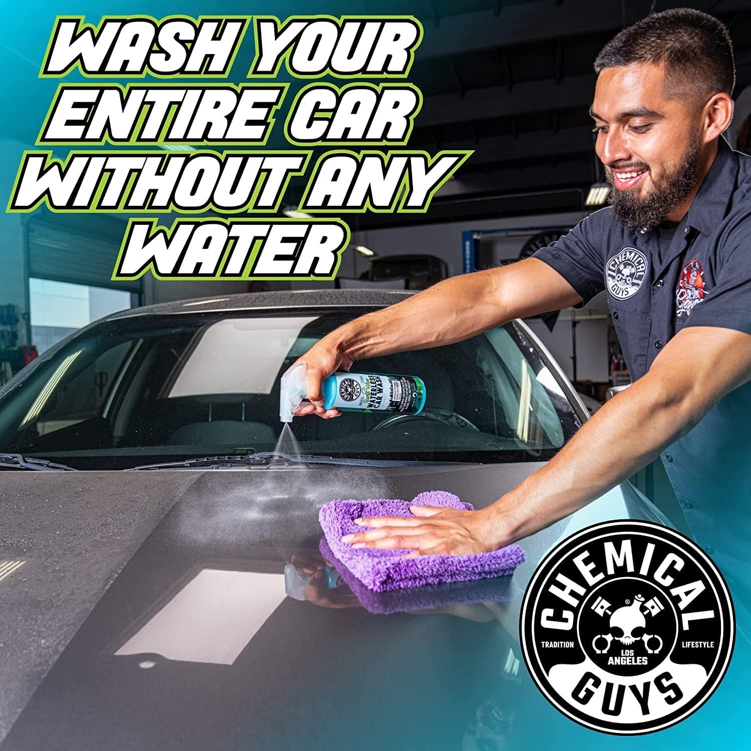 Chemical Guys CWS2091602 Swift Wipe Sprayable Waterless Car Wash, Easily Clean - Just Spray & Wipe, Safe for Cars, Trucks, Motorcycles, RVs & More, 16 fl oz (2 Pack), Protect & Shine… - Image 6