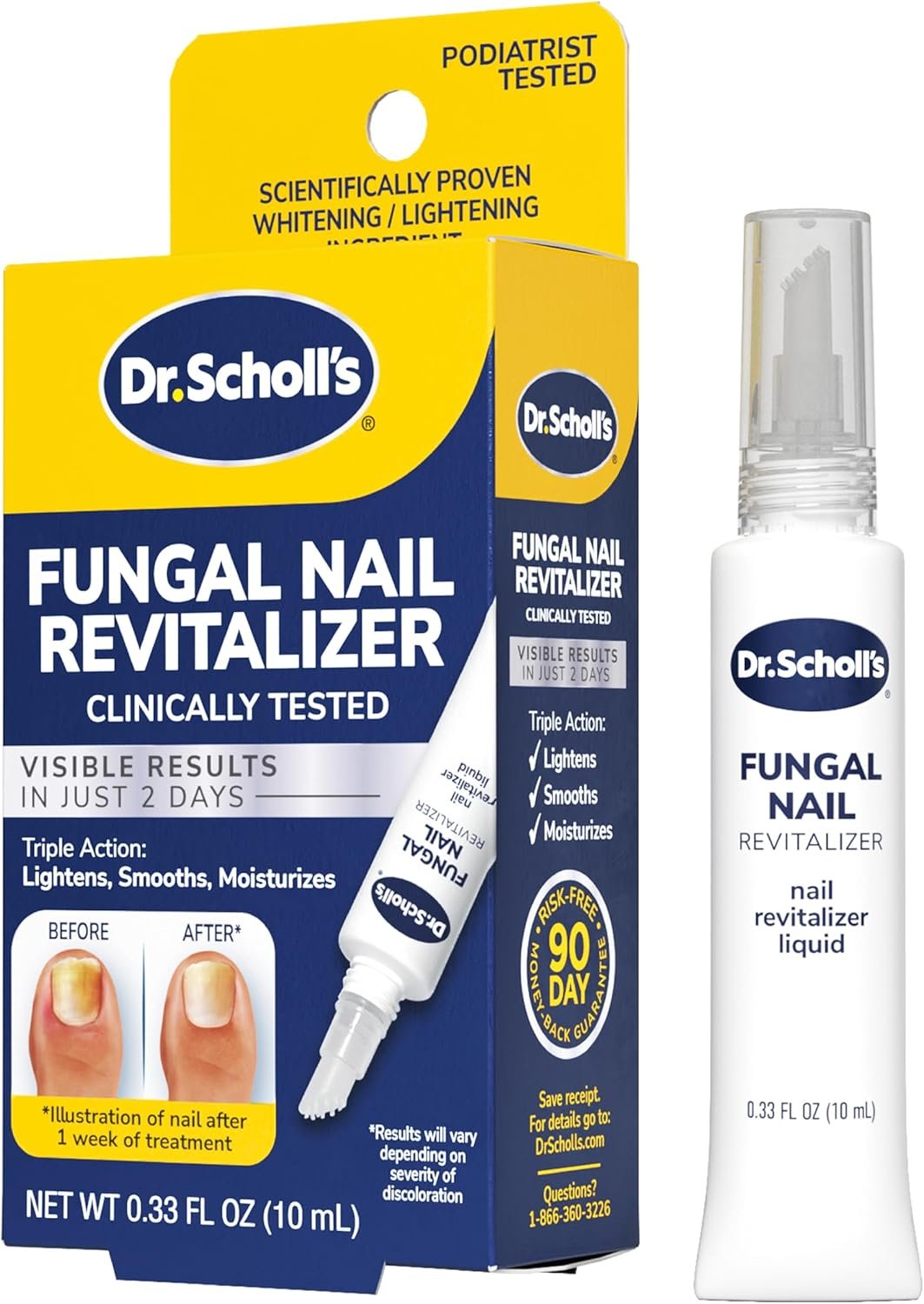 Dr. Scholl's Fungal Nail Revitalizer Liquid, 10ml - Image 2
