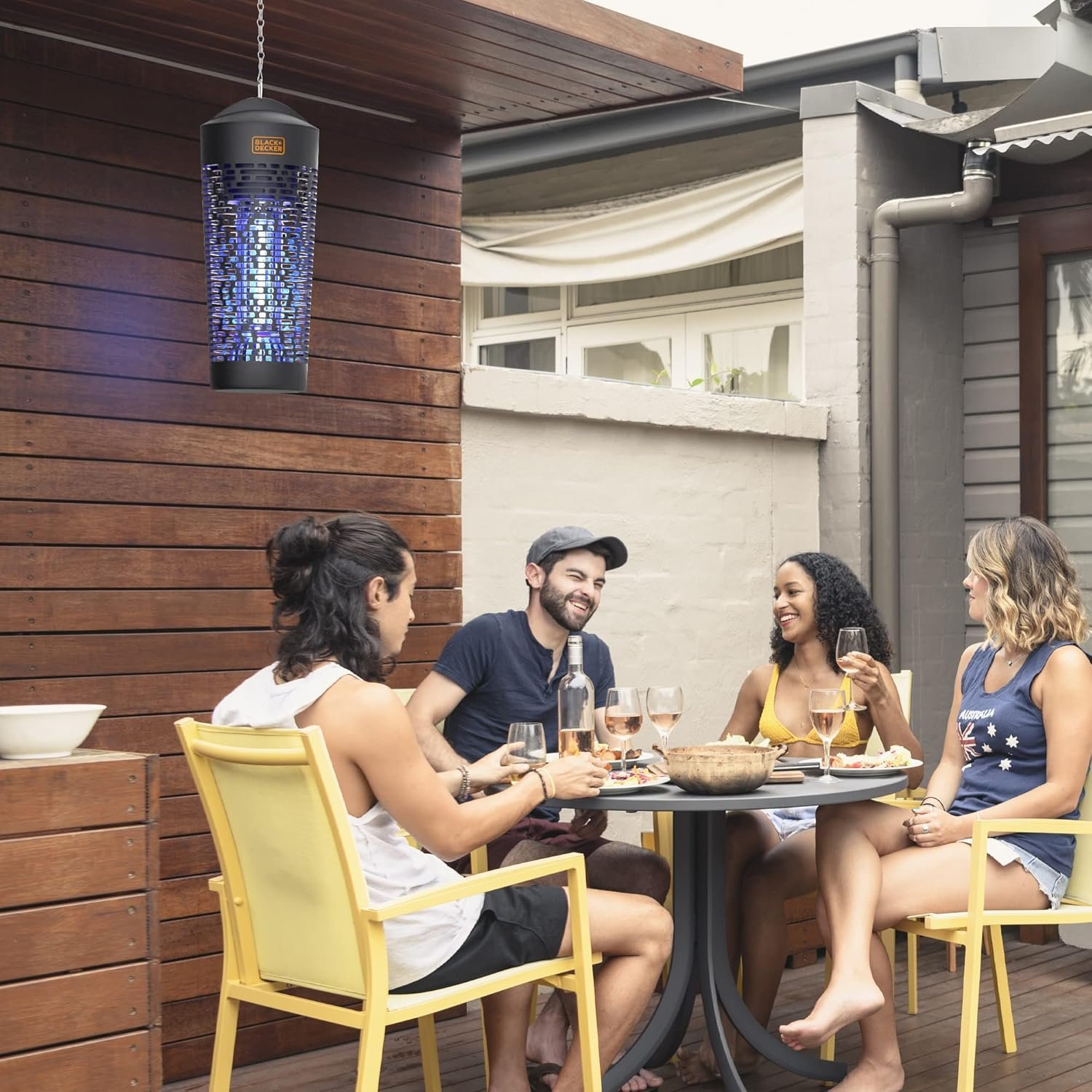 BLACK+DECKER Bug Zapper- Mosquito Repellent & Fly Traps for Indoors- Mosquito Zapper & Killer- Gnat Trap Bug Catcher for Insects Outdoor, Half Acre Coverage & Free Bulb Included - Image 6