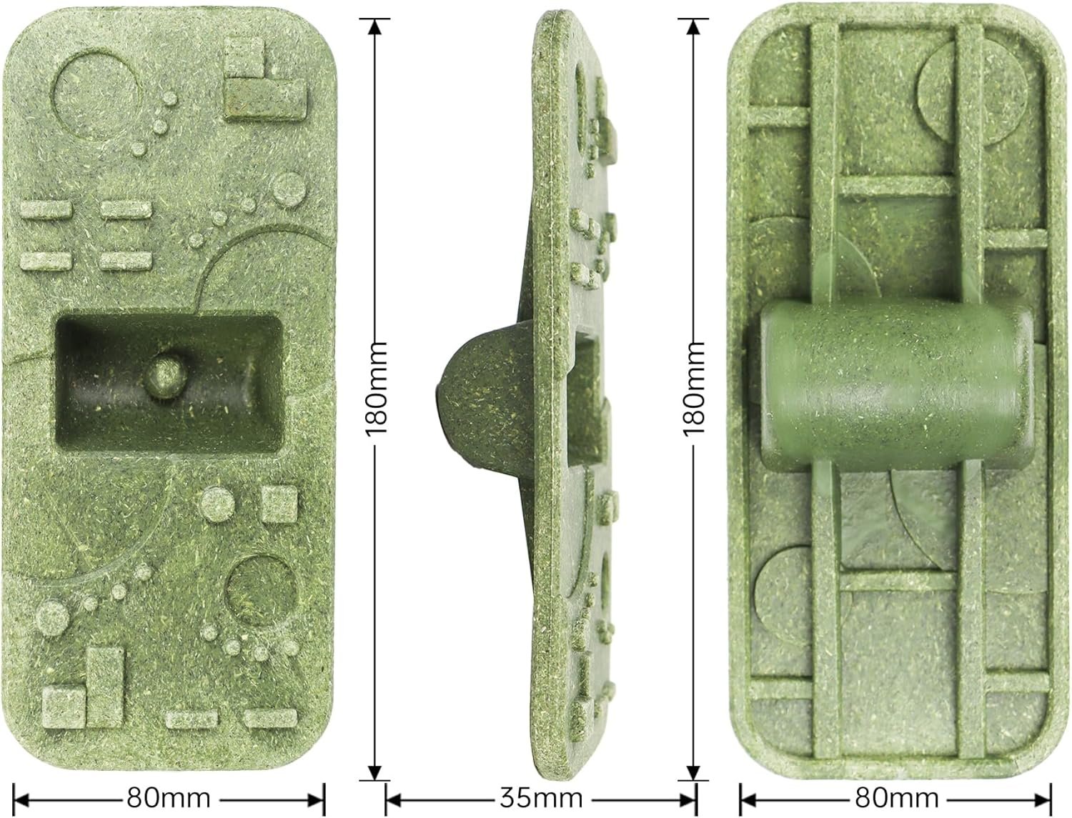 Edible Seesaw Small Animal Chew Toy and Feeder Hamster Gerbil Guinea Pig Rat Chinchilla Rabbit Food Bowl Teeth Grinder Habitat Enrichment - Image 9