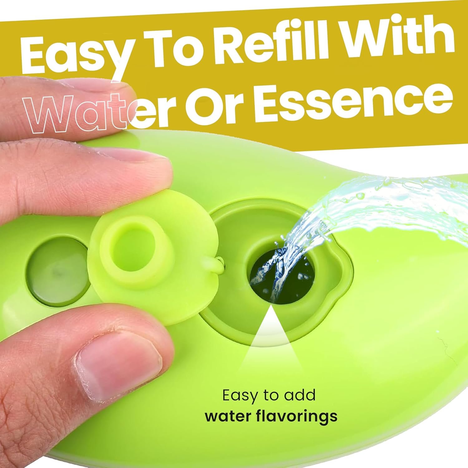 Steamy Cat Brush for Massage | 3 in 1 Silicone Spray Pet Bath Brush Cleanser- Hair Cleaning Brush Comb for Dogs Cats, Steaming Cat Brush for Grooming, Hair Removal Comb Brush for Pets (Green) - Image 7