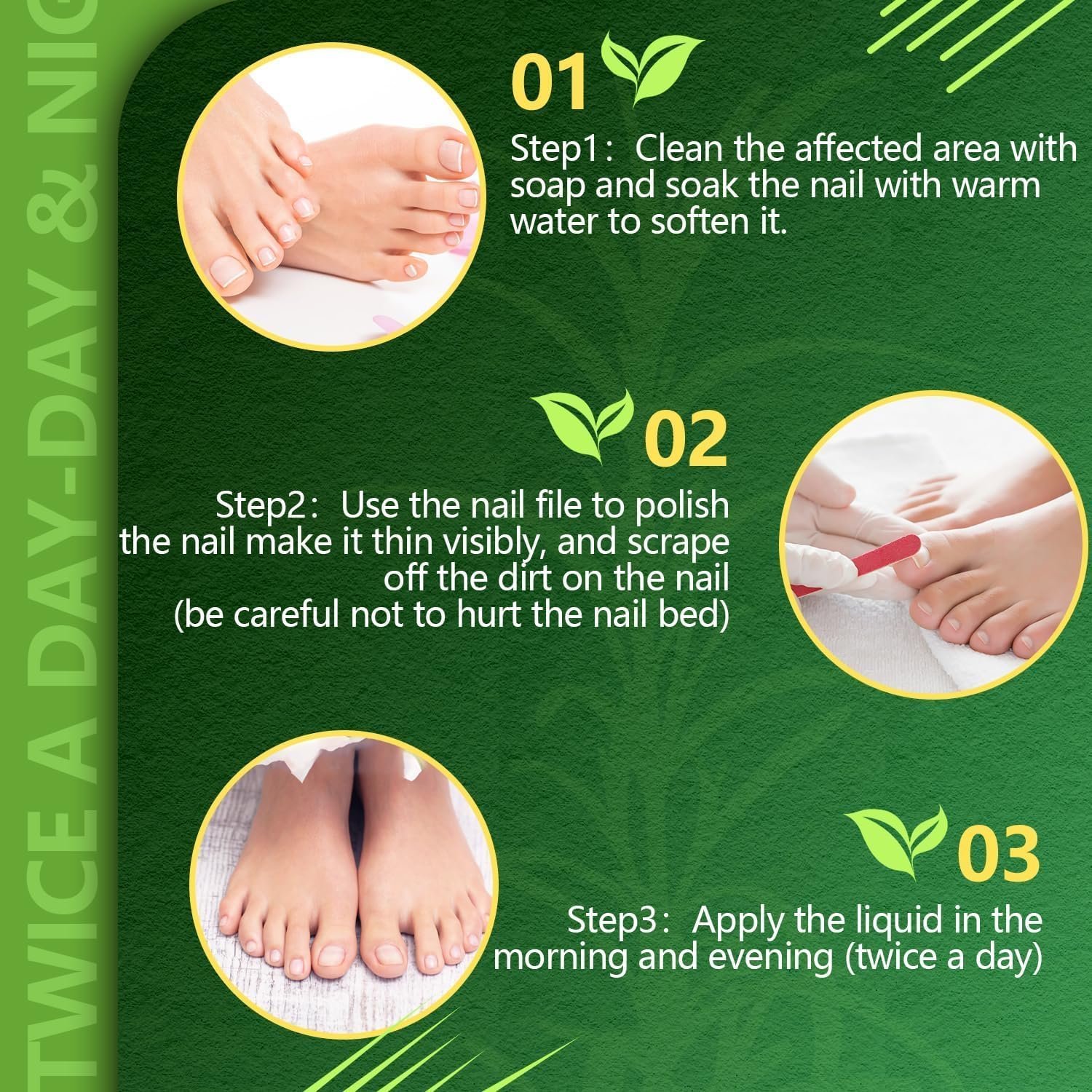 Toenail Fungus Treatment Extra Strength, Nail Fungus Treatments for Toenail With Naturally And Safely, Toenail Fungus Treatment Extra Strength For Athletes Foot, Thick, Broken - Image 8