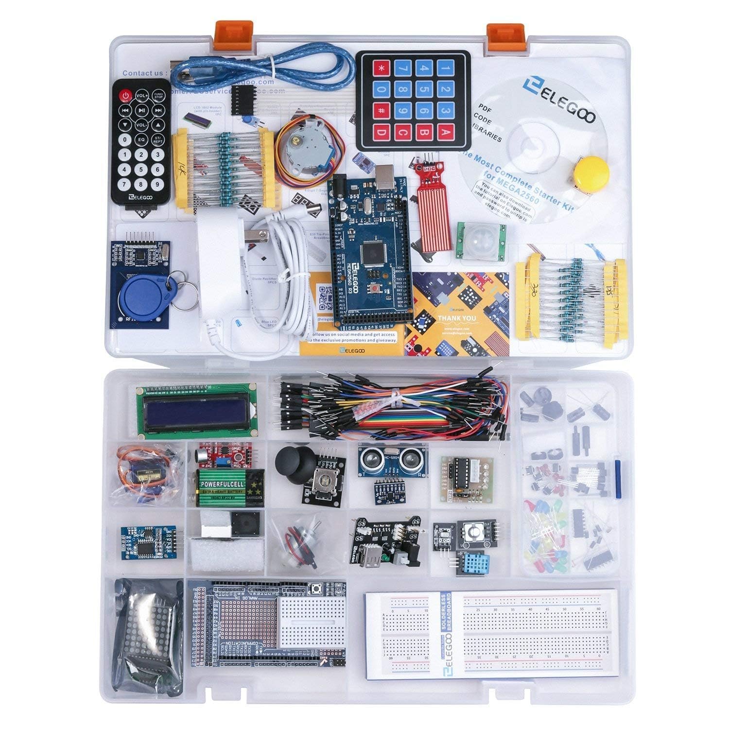 ELEGOO Mega R3 Project The Most Complete Ultimate Starter Kit with Tutorial Compatible with Arduino IDE - Image 4