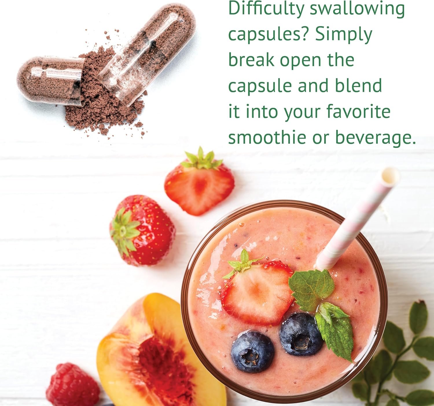 Botanic Choice Mega Fruits and Veggies Blend Total of 42 Fruit and Vegetables Like Elderberry, Chlorella, Kale Energy Balance & Superfood Vegetable Supplements for Adults - 2 Pack - Image 10