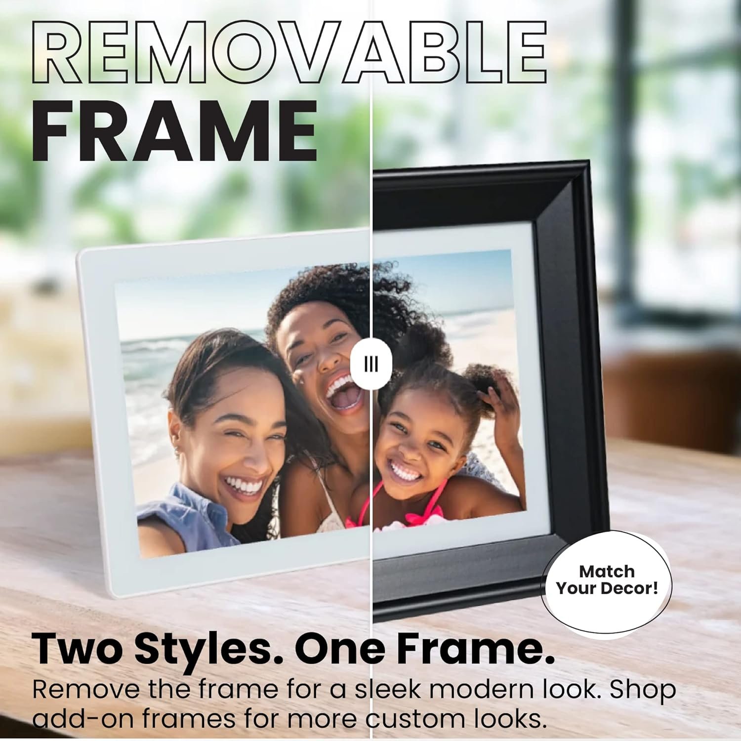 PhotoSpringㅤ 10 inch WiFi Digital Picture Frame | Send Photos by Email, Web or Our Free App | Electronic Picture Frame with Touchscreen & 32GB Internal Memory | Easy Setup | Play Videos up to 5 min - Image 6