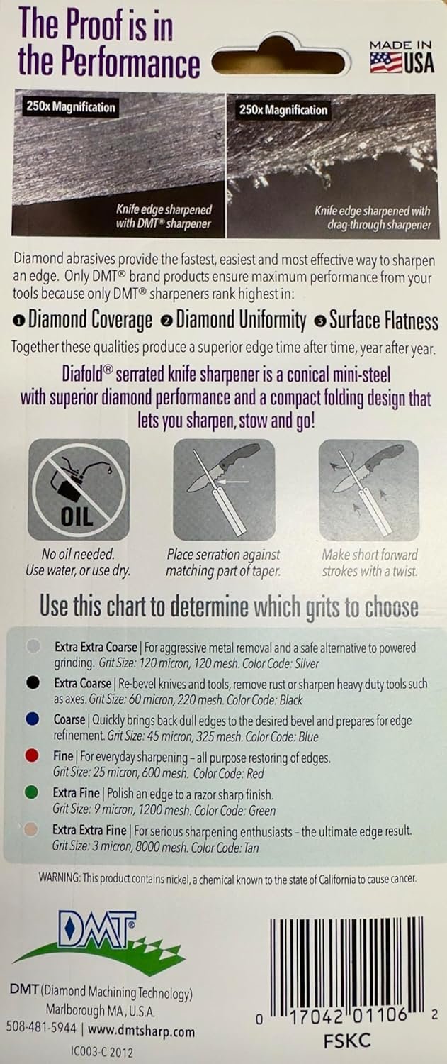 DMT FSKC Diafold Serrated Knife Sharpener - Image 4