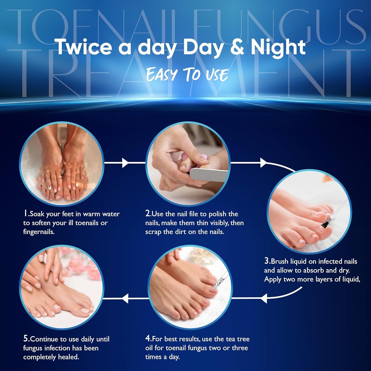 Toenail Fungus Treatment, Nail Fungus Treatment for Toenail, Toe Nail Fungus Treatment Extra Strength for Woman and Man, Nail Fungus Treatment 30ML (1 FLOZ) - Image 7