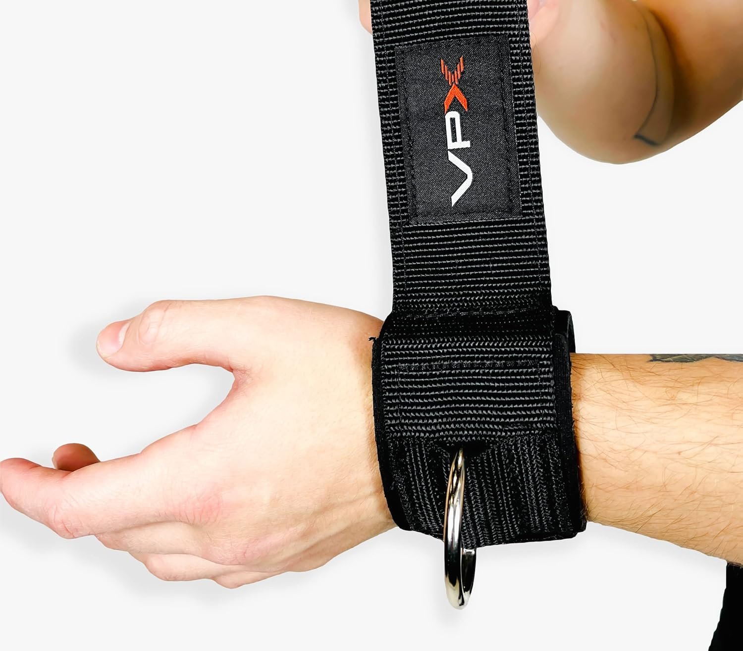VPX Ankle Wrist Straps For Cable Machines & Resistance Bands | Adjustable Padded Neoprene Heavy Duty Rings | Exercise Cuff Attachment | Home, Gym, Fitness, Hips, Glute, Legs, Arms, Abs, Men, & Women - Image 6