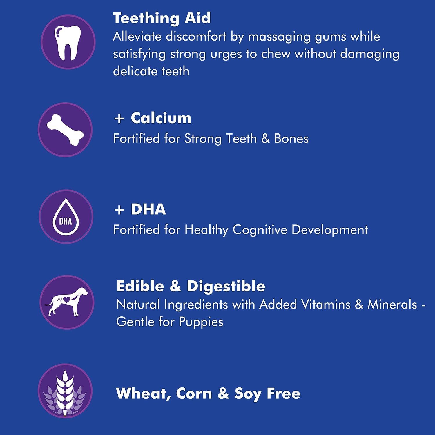 N-Bone Puppy Teething Ring Pumpkin Flavor 7.2 Oz/(6 Count) - Image 5