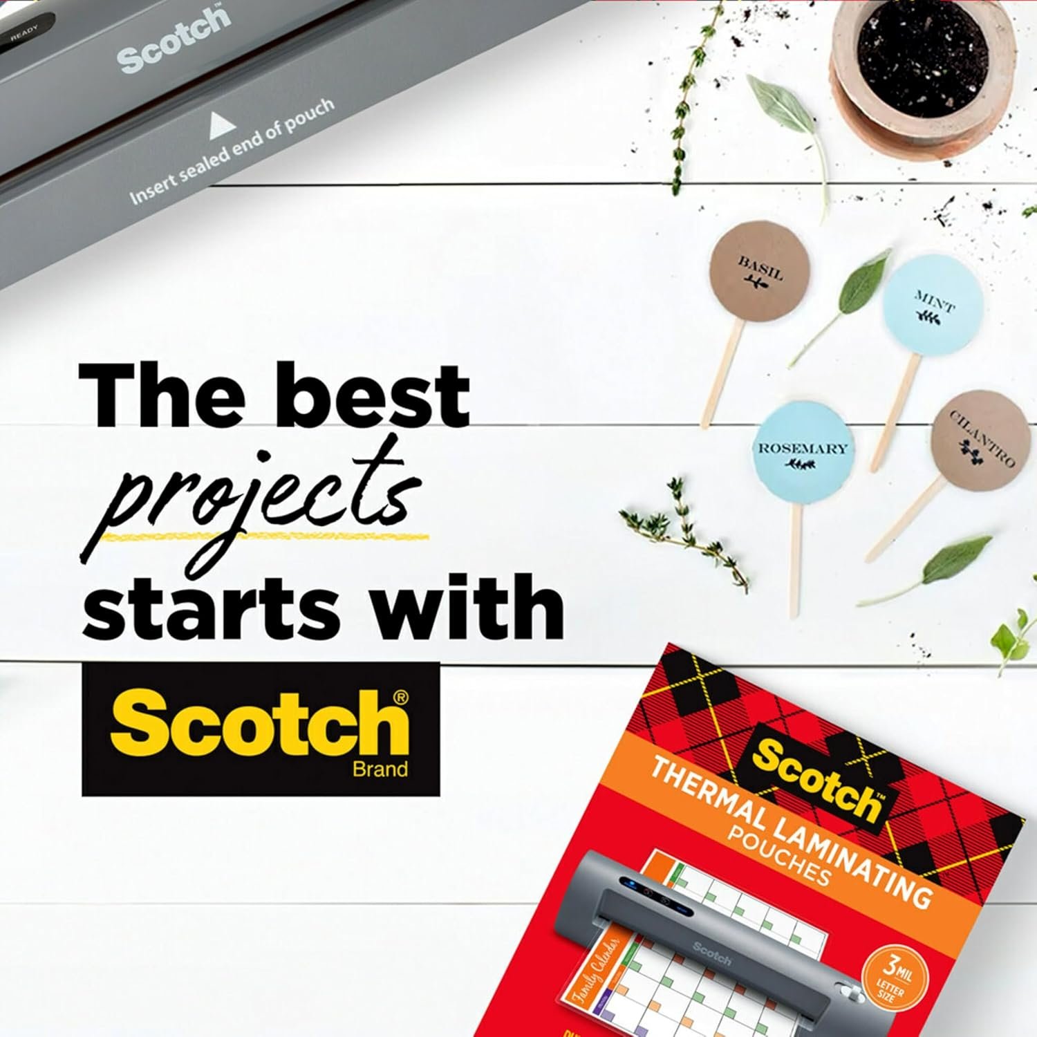 Scotch TL901X Thermal Laminator, 1 Laminating Machine, Gray, Laminate Recipe Cards, Photos and Documents, For Home, Office or School Supplies, 9 in. - Image 10