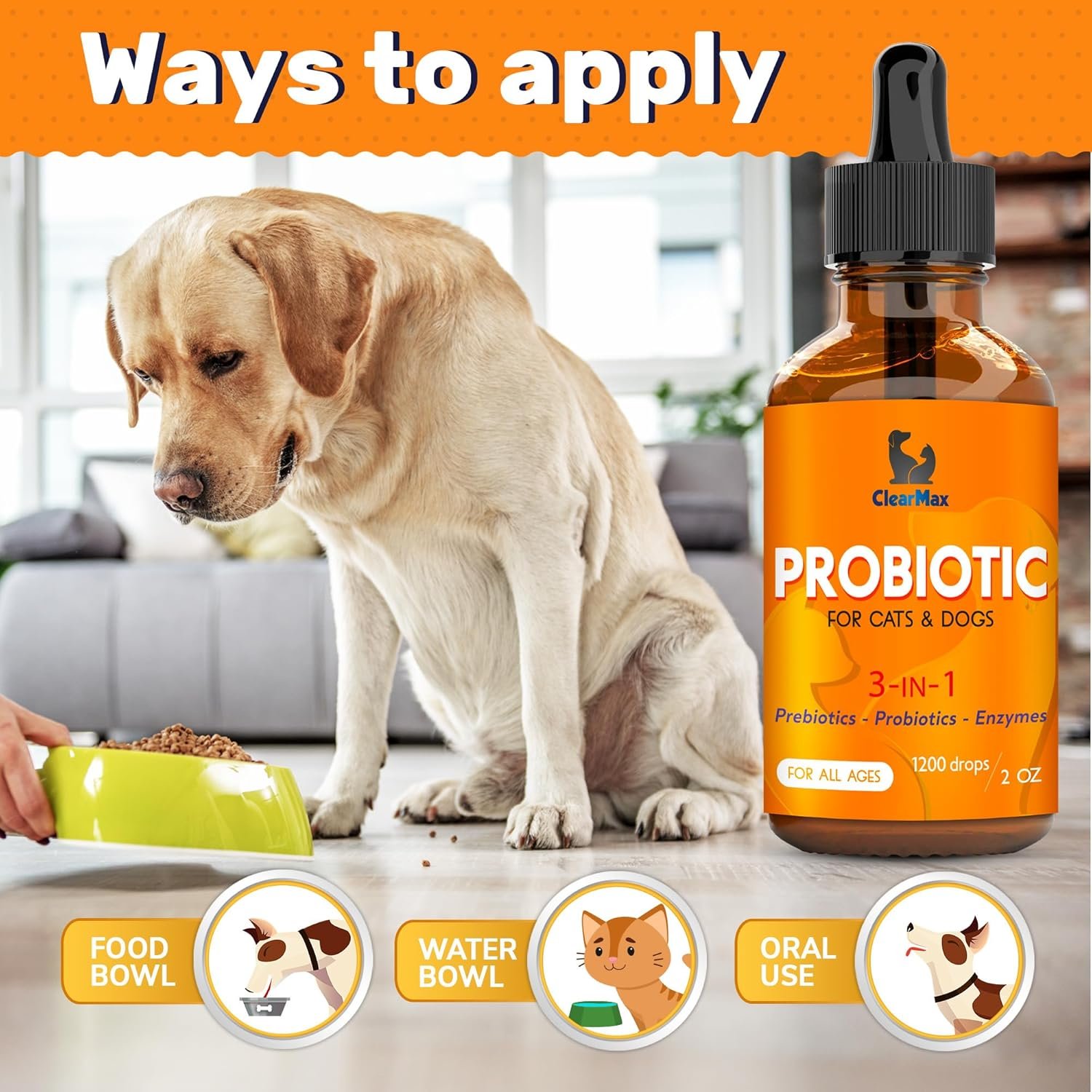 Probiotics for Dogs ◆ Cat Probiotic ◆ Great Dog Probiotics and Digestive Enzymes for Pet ◆ Dog Digestive Enzymes & Pure Prebiotic ◆ Canine Probiotic ◆ Probiotics for Cats ◆ Puppy Probiotic - Image 6