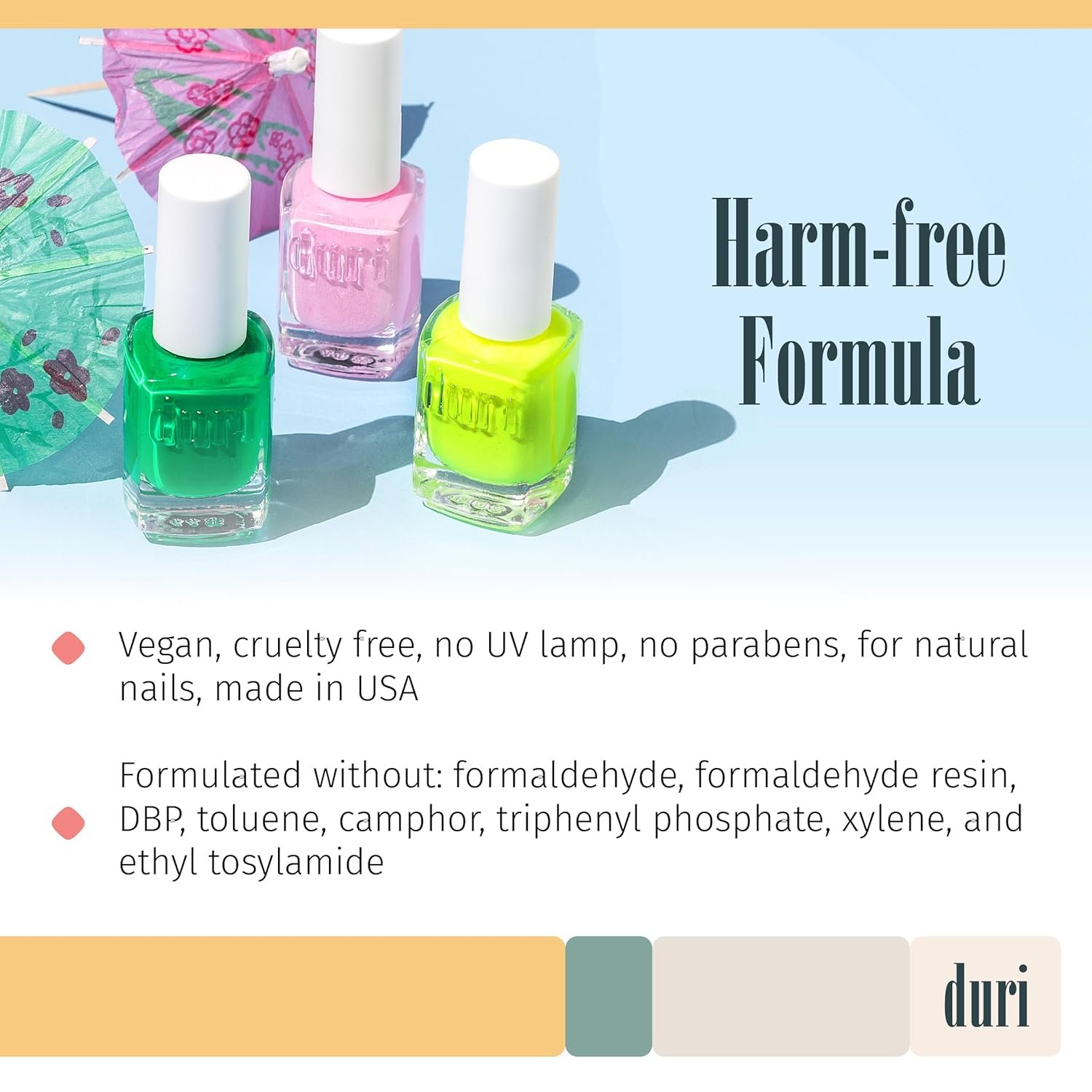 duri 646N NYC Apple Envy, Neon Green Nail Polish, Matte Finish, Quick Drying, 0.45 Fl Oz - Image 5